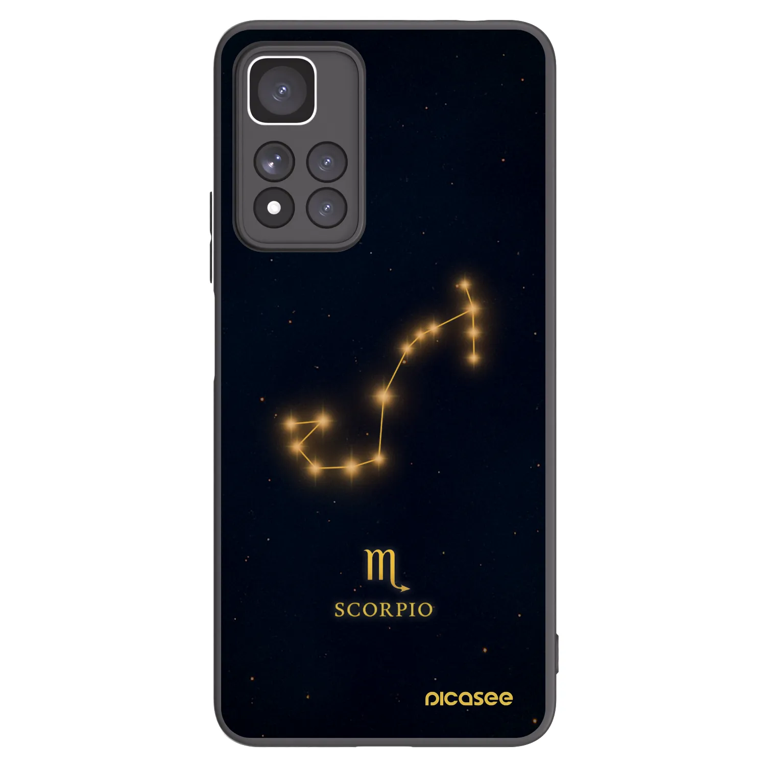 Picasee silikonový černý obal pro Xiaomi Redmi Note 11 Pro+ 5G - SCORPIO