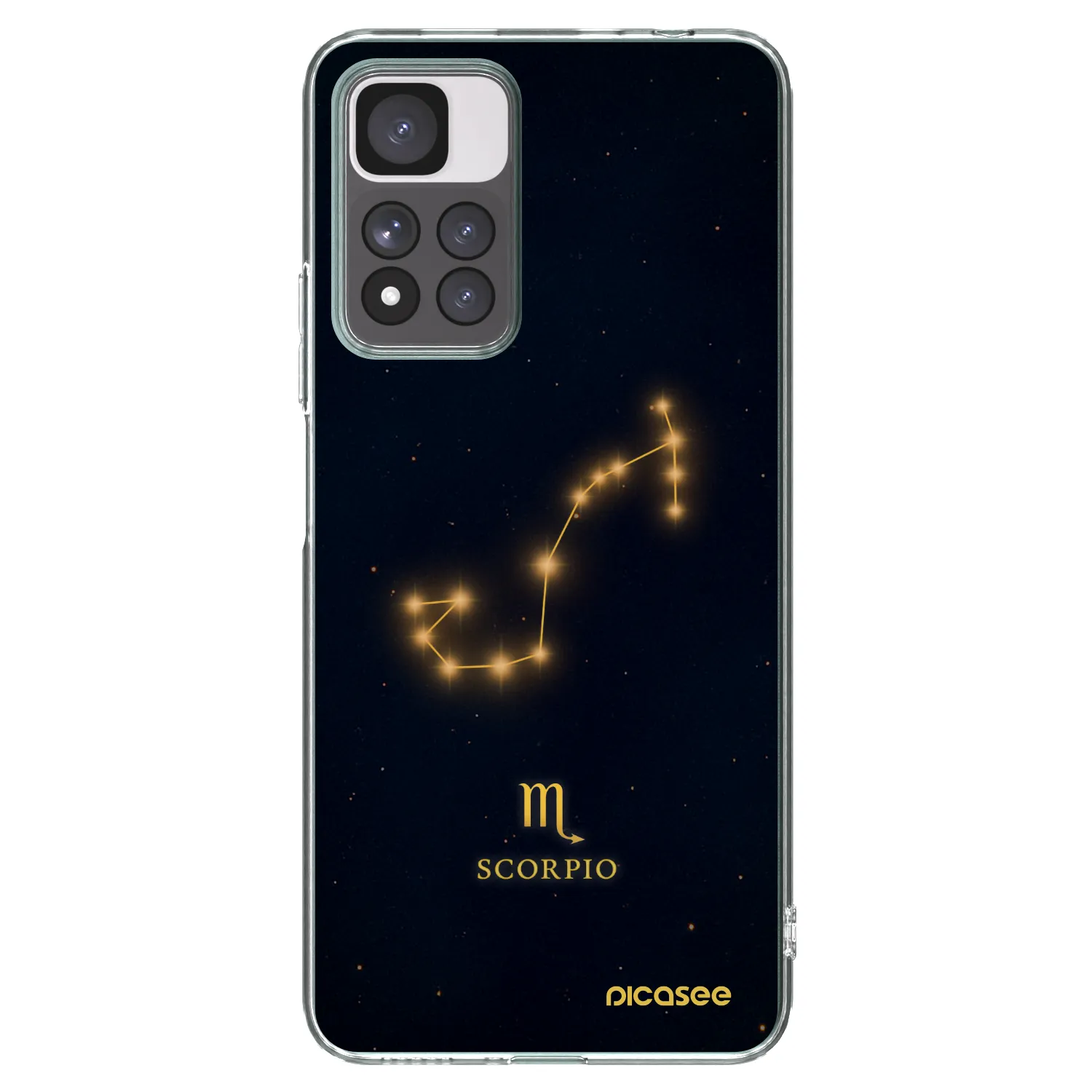 Picasee silikonový průhledný obal pro Xiaomi Redmi Note 11 Pro+ 5G - SCORPIO
