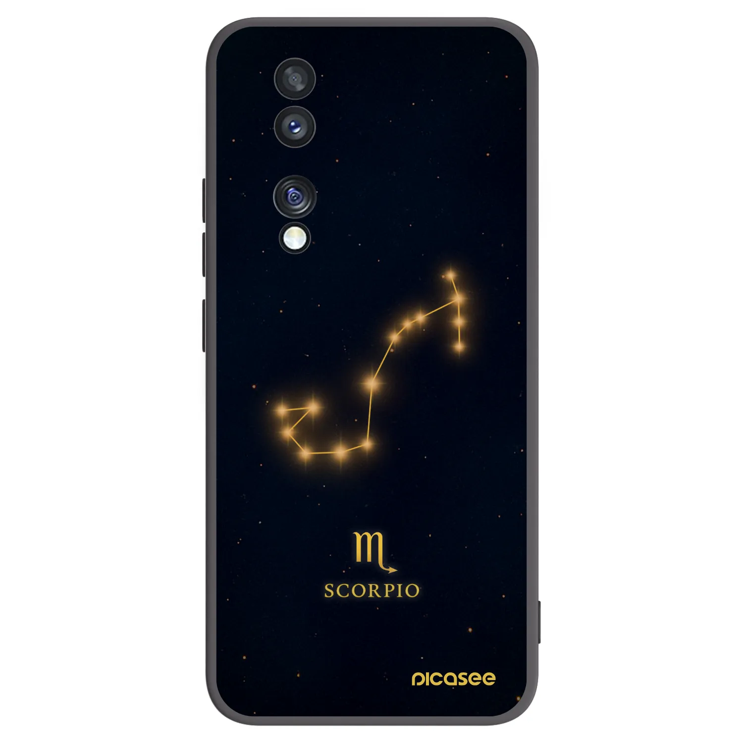 Picasee silikonový černý obal pro Honor 70 - SCORPIO