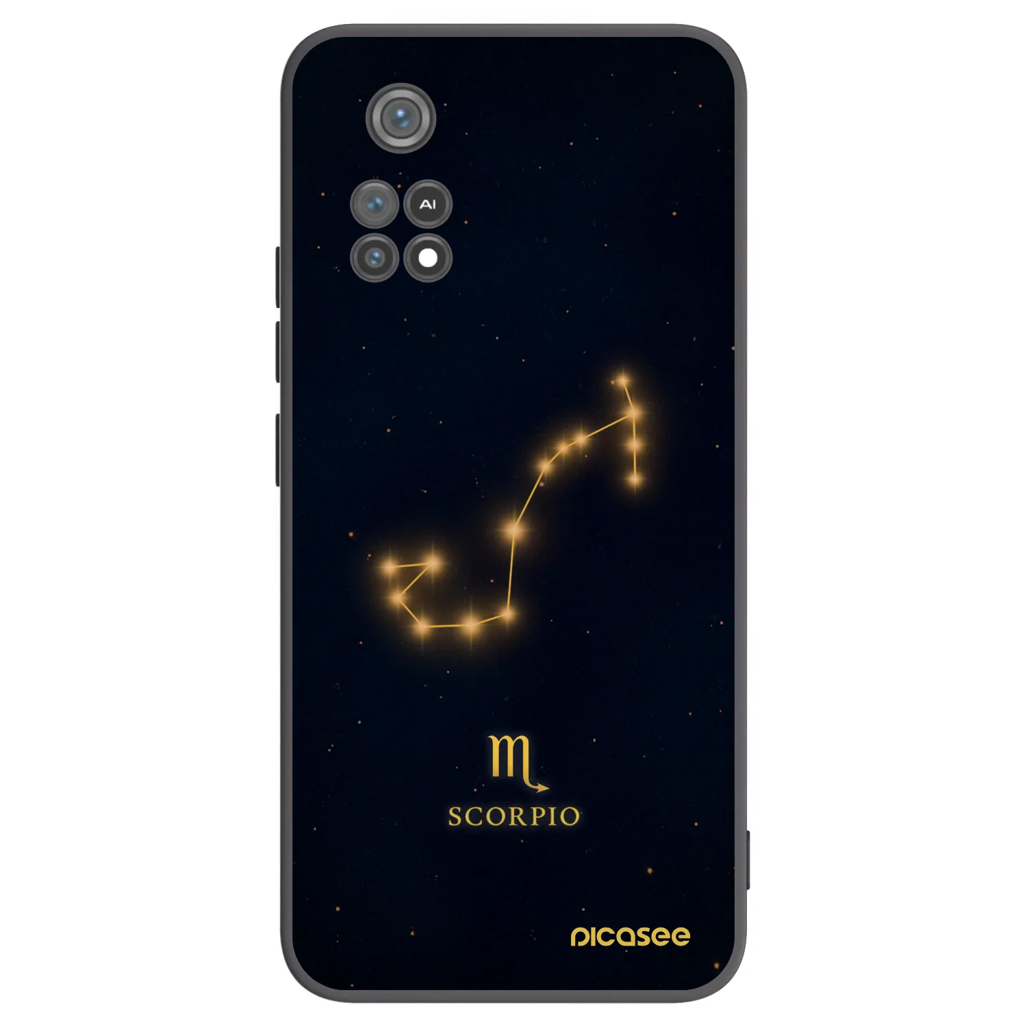Picasee silikonový černý obal pro Xiaomi Poco M4 Pro - SCORPIO