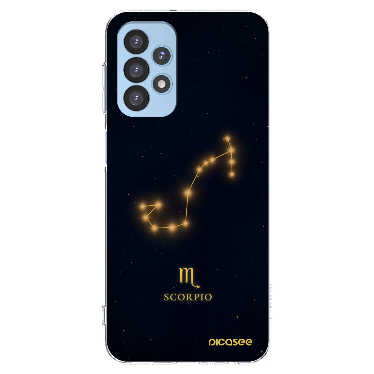 Picasee silikonový průhledný obal pro Samsung Galaxy A23 A235F 4G - SCORPIO