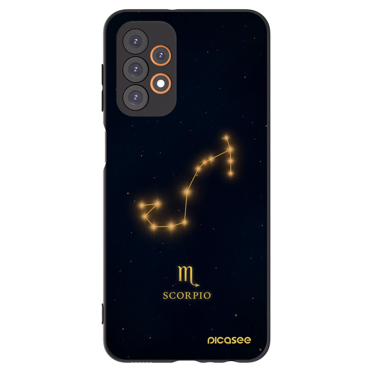 Picasee silikonový černý obal pro Samsung Galaxy A23 A236B 5G - SCORPIO