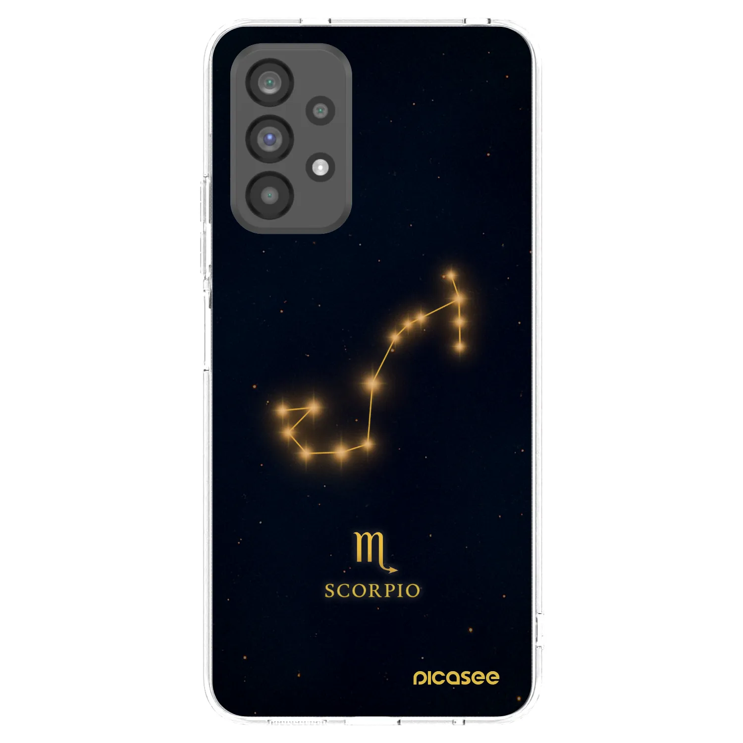 Picasee silikonový průhledný obal pro Samsung Galaxy A73 5G - SCORPIO