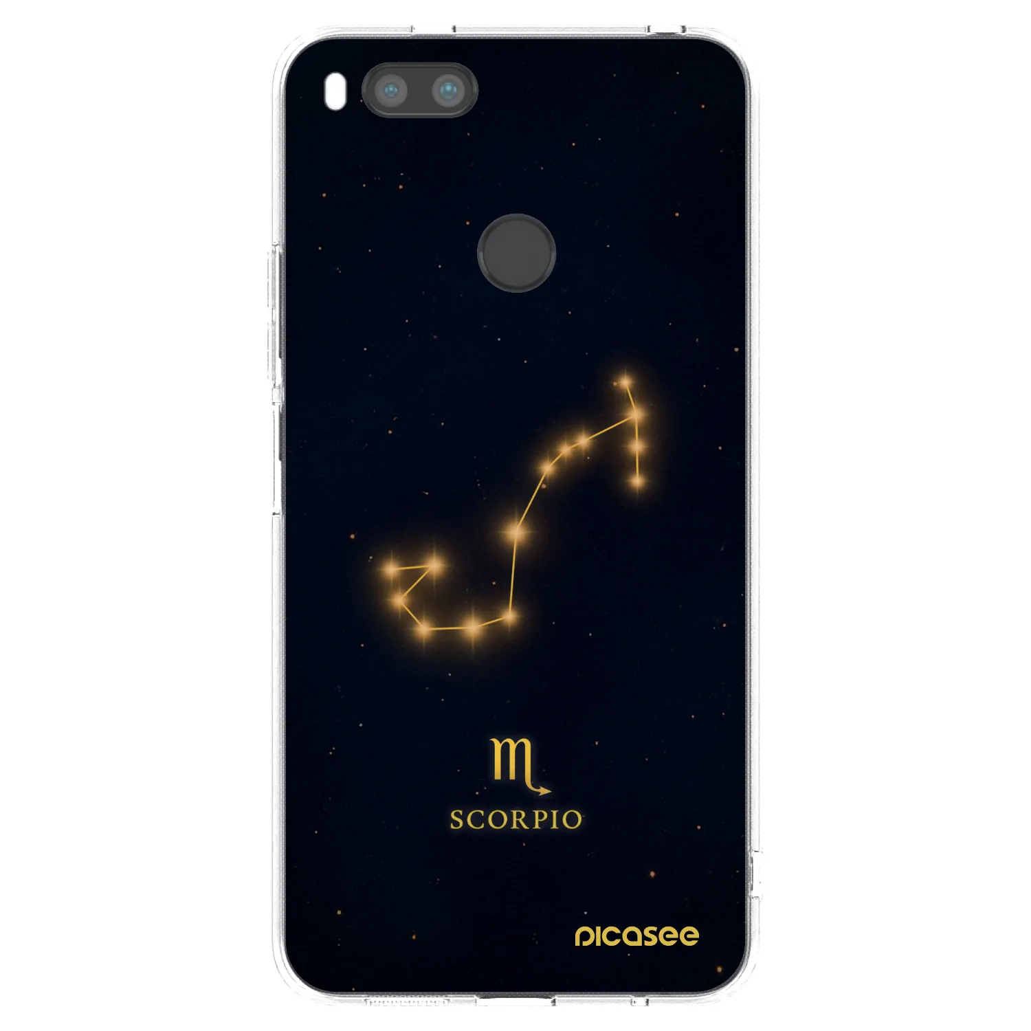 Picasee silikonový průhledný obal pro Xiaomi Redmi A1 - SCORPIO