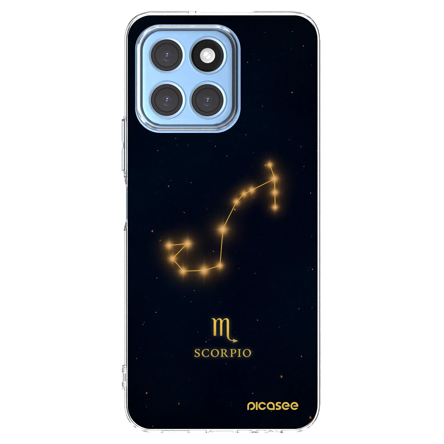 Picasee silikonový průhledný obal pro Honor X8 5G - SCORPIO