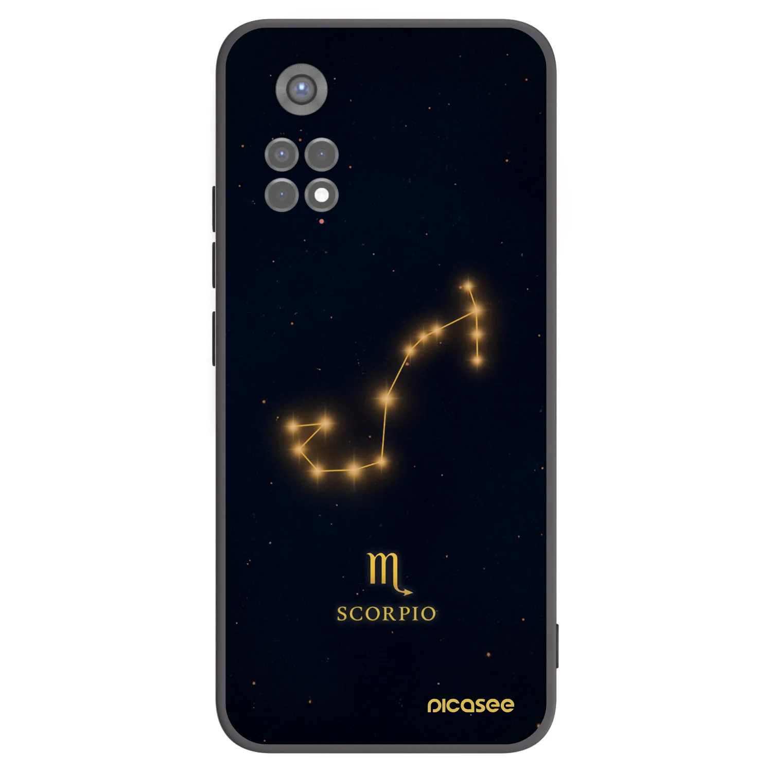 Picasee silikonový černý obal pro Xiaomi Redmi Note 11S 5G - SCORPIO