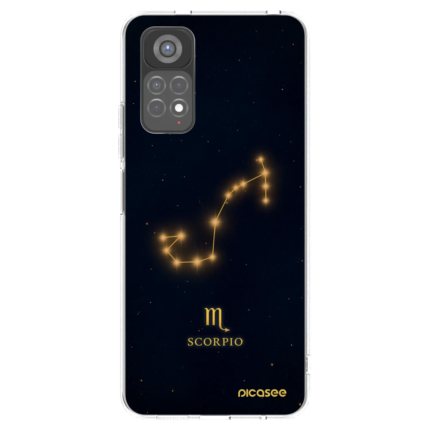 Picasee silikonový průhledný obal pro Xiaomi Redmi Note 11S 5G - SCORPIO