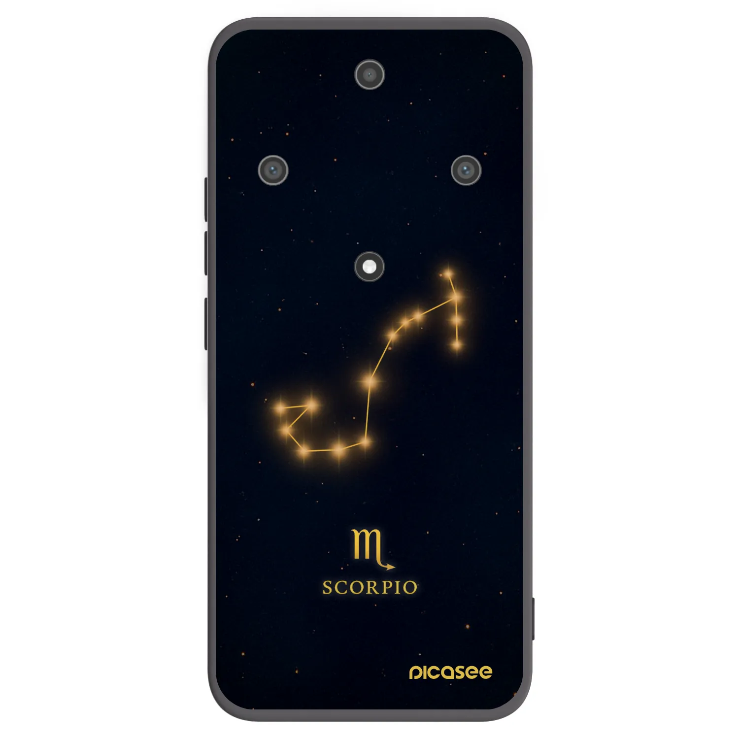 Picasee silikonový černý obal pro Honor Magic5 Lite 5G - SCORPIO