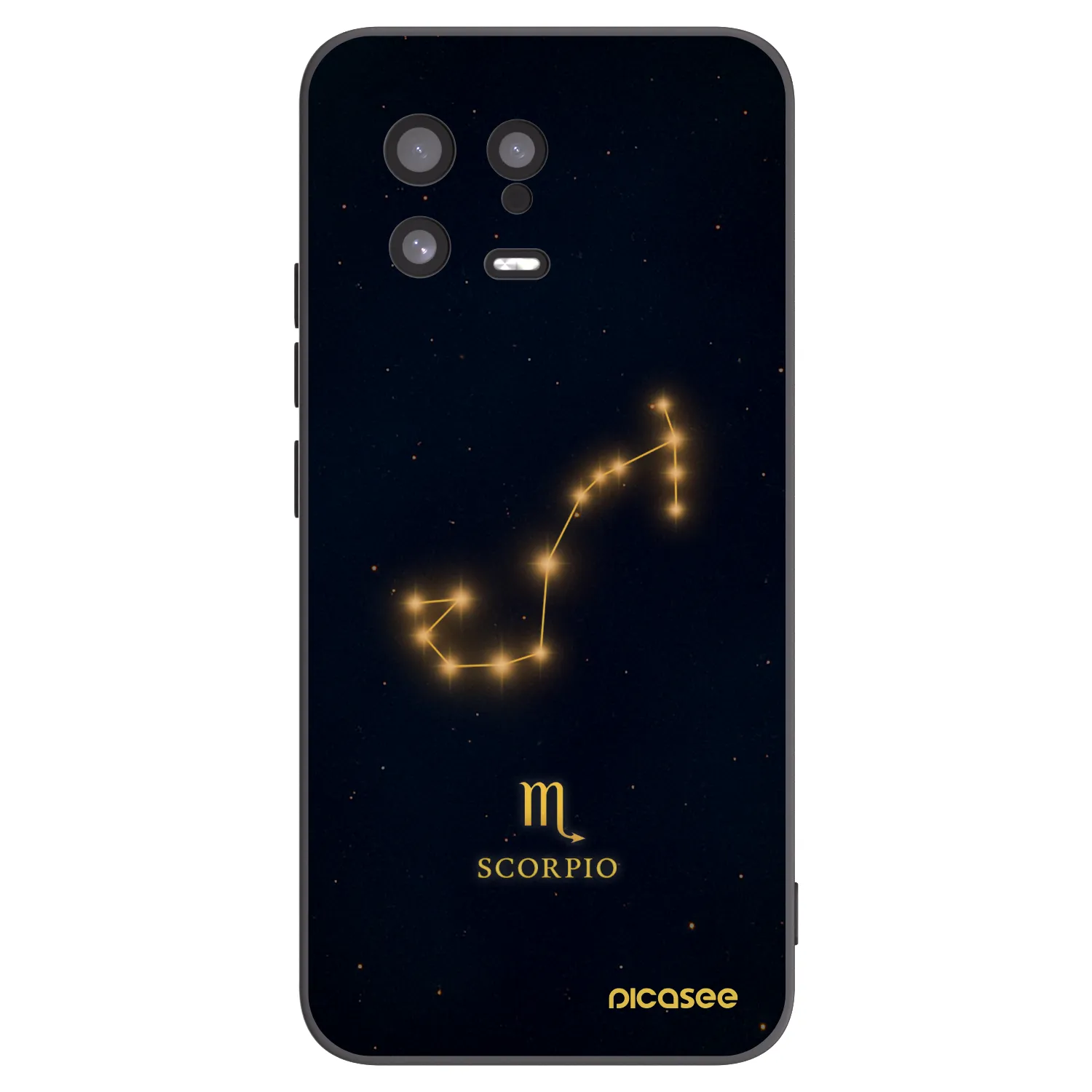 Picasee silikonový černý obal pro Xiaomi 13 - SCORPIO