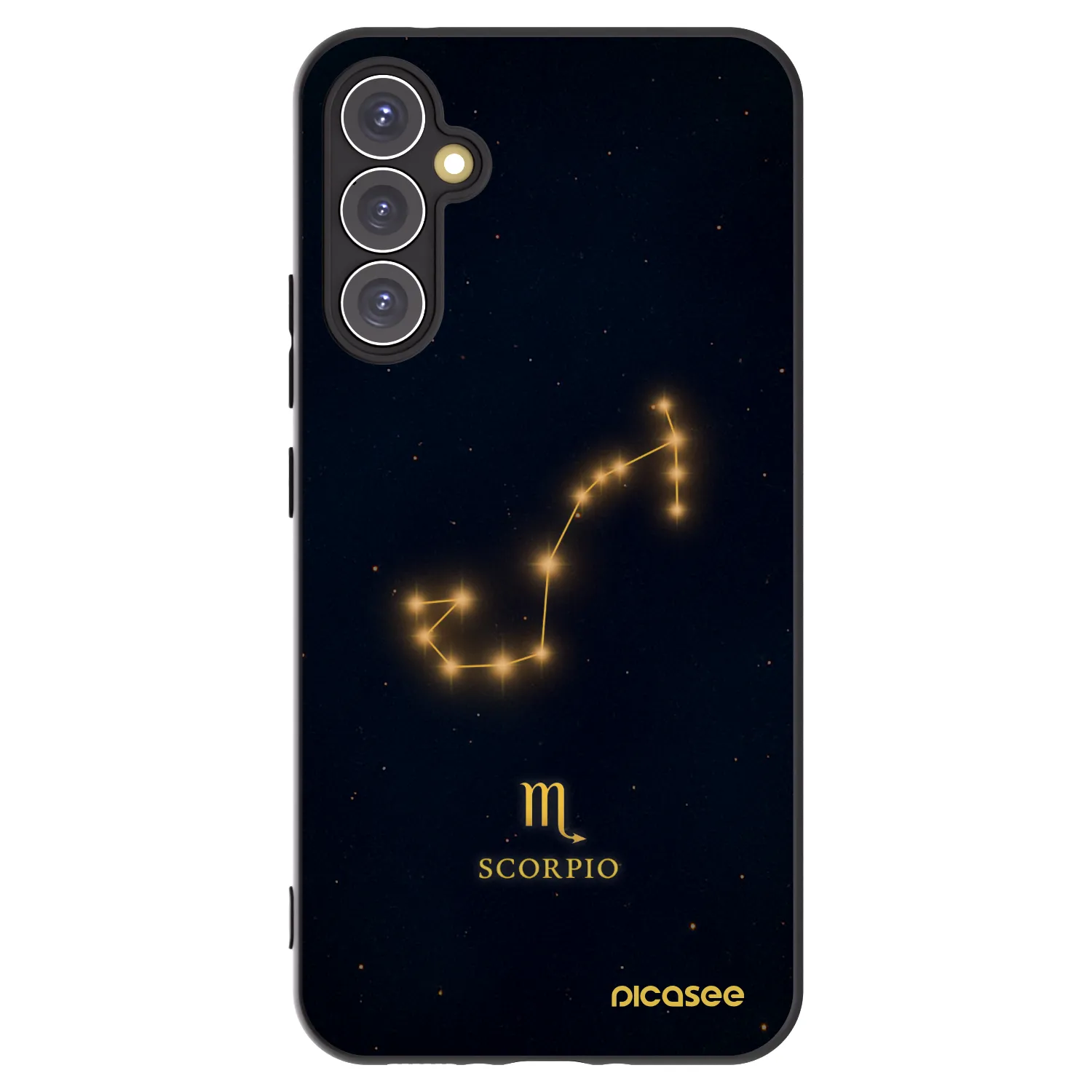 Picasee silikonový černý obal pro Samsung Galaxy A34 5G A346B - SCORPIO
