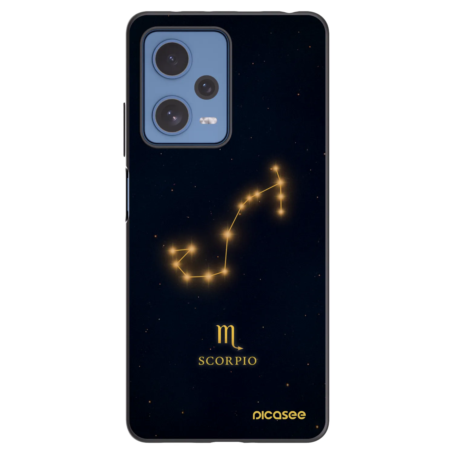 Picasee silikonový černý obal pro Xiaomi Redmi Note 12 Pro 5G - SCORPIO