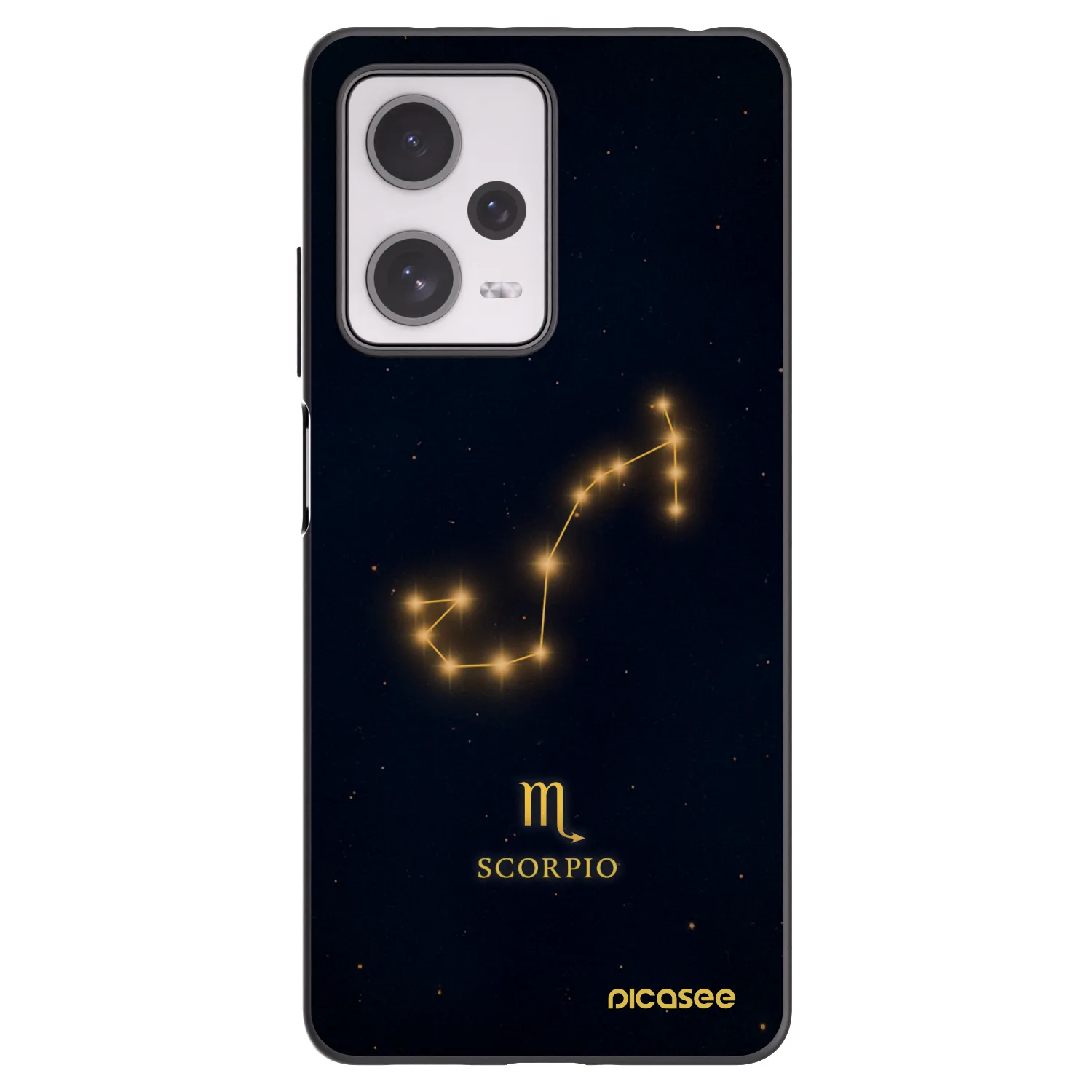 Picasee silikonový černý obal pro Xiaomi Redmi Note 12 Pro+ 5G - SCORPIO