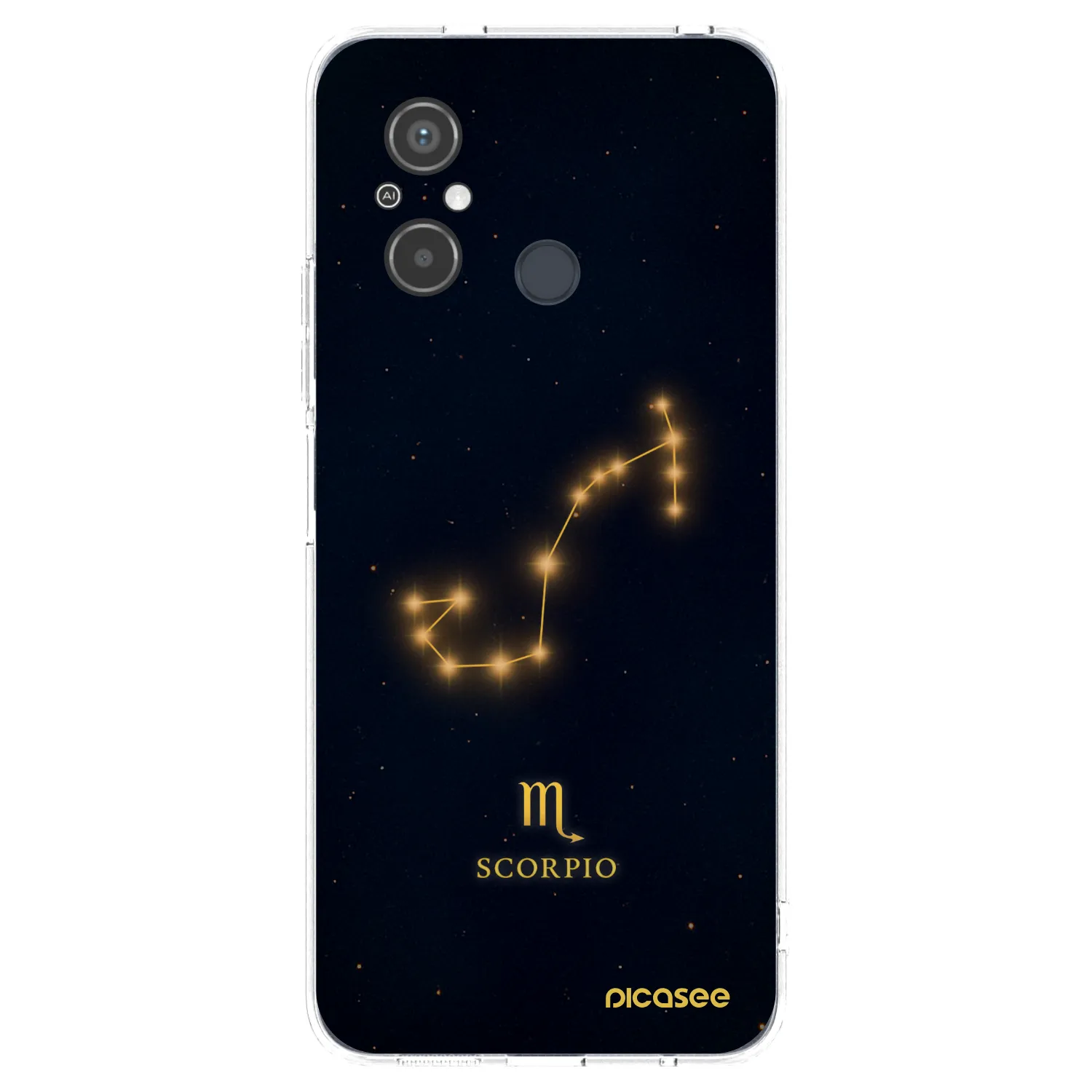 Picasee silikonový průhledný obal pro Xiaomi Redmi 12C - SCORPIO