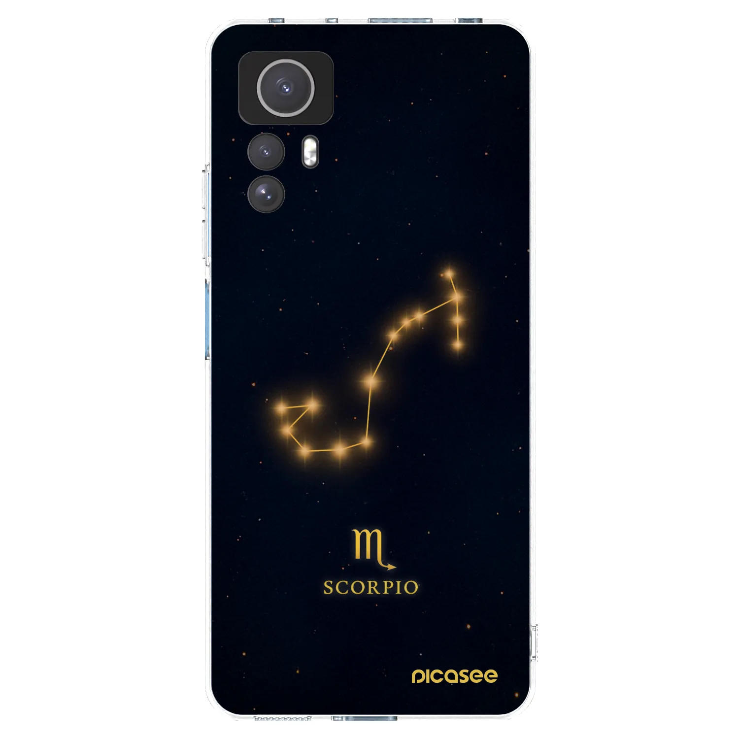 Picasee silikonový průhledný obal pro Xiaomi Redmi Note 12S - SCORPIO