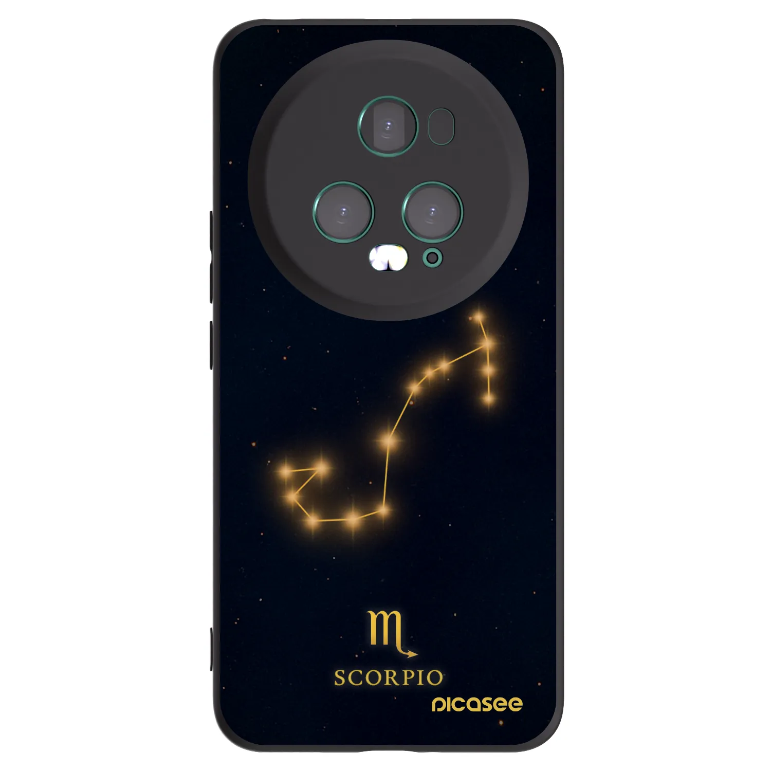 Picasee silikonový černý obal pro Honor Magic5 Pro - SCORPIO