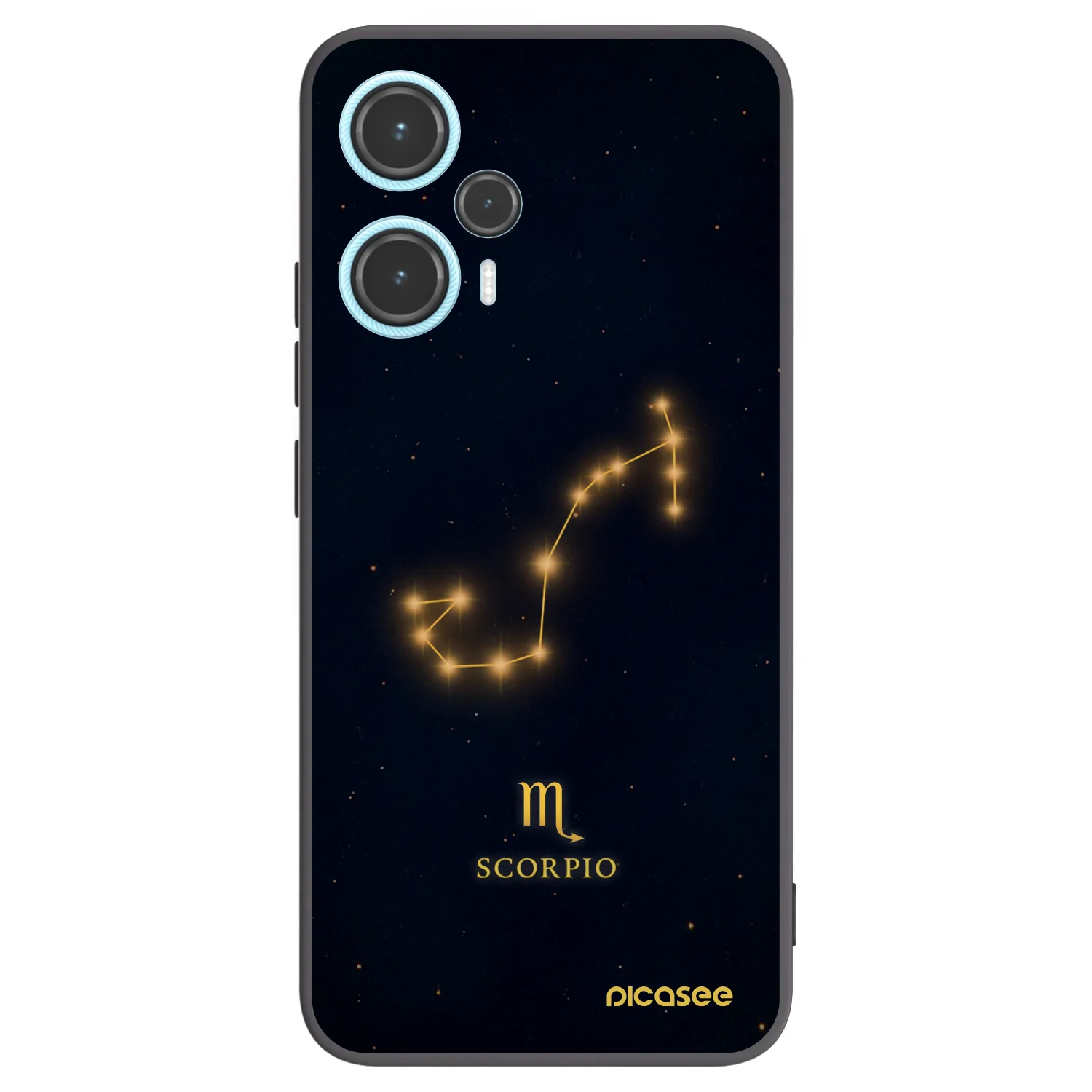 Picasee silikonový černý obal pro Xiaomi Poco F5 - SCORPIO