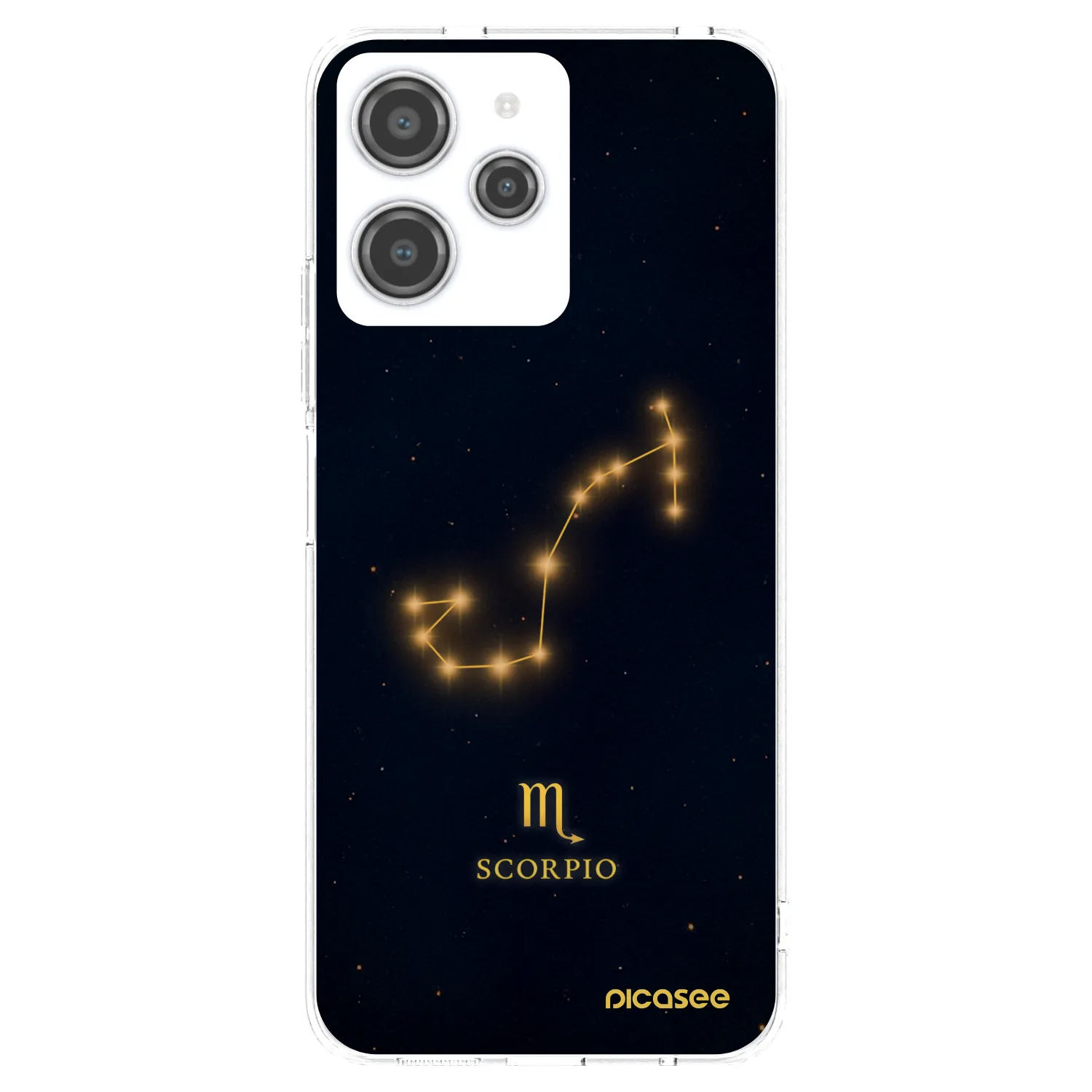 Picasee silikonový průhledný obal pro Xiaomi Redmi 12 4G - SCORPIO
