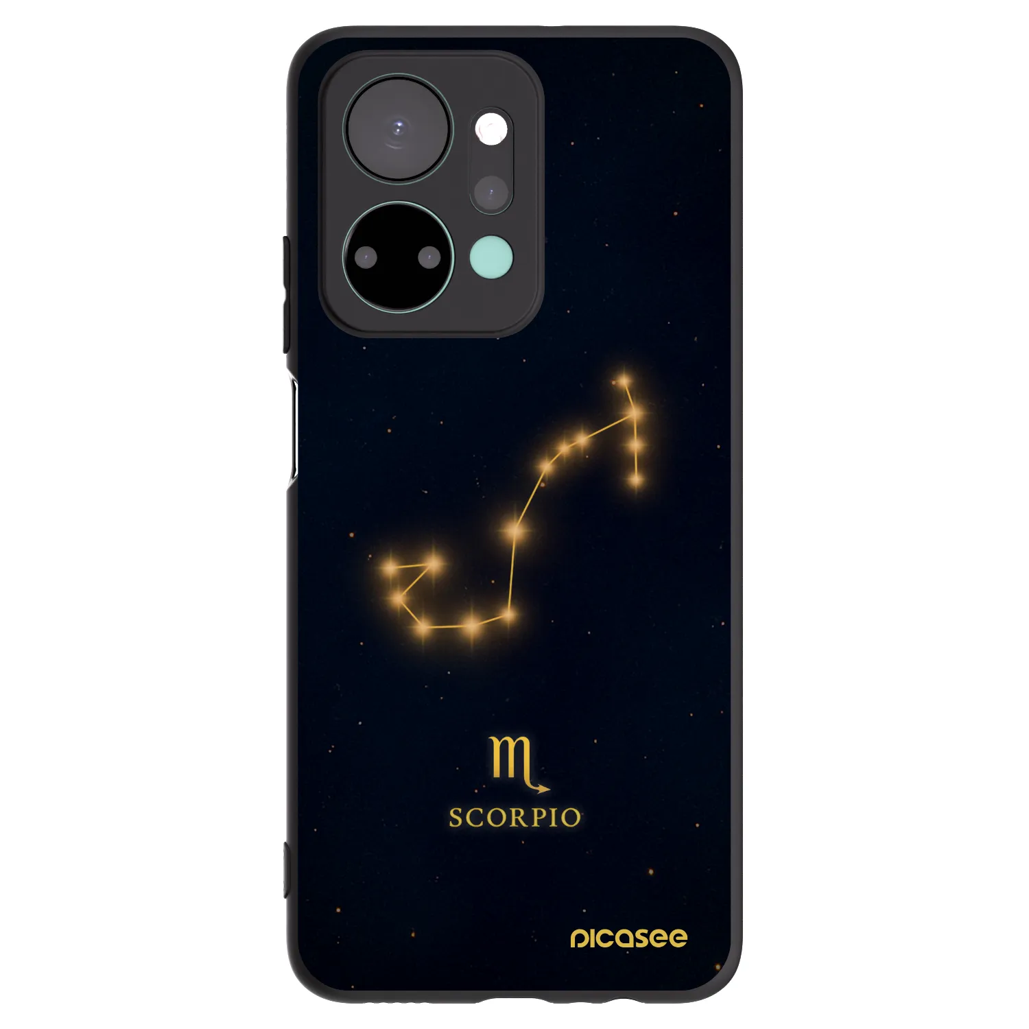Picasee silikonový černý obal pro Honor X7a - SCORPIO