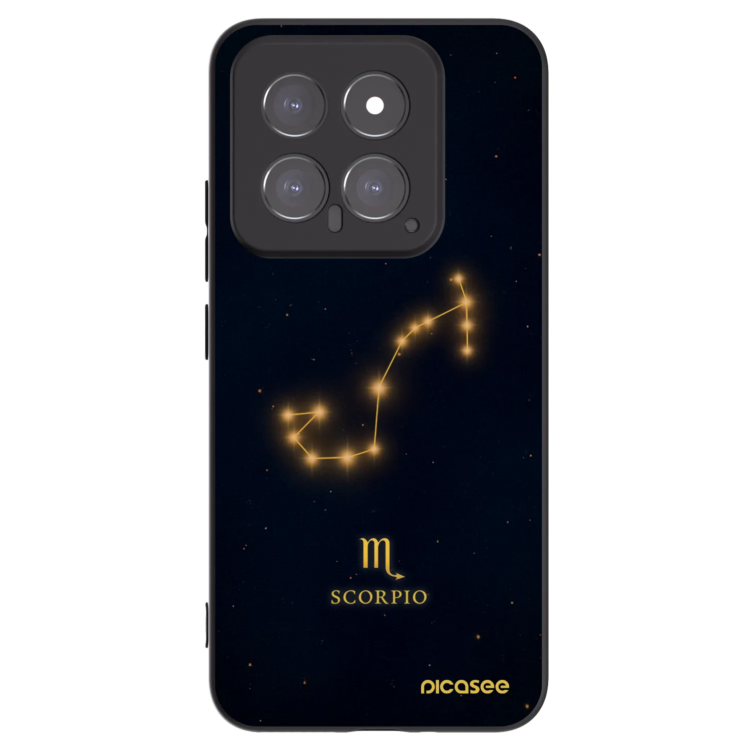 Picasee silikonový černý obal pro Xiaomi 14 - SCORPIO