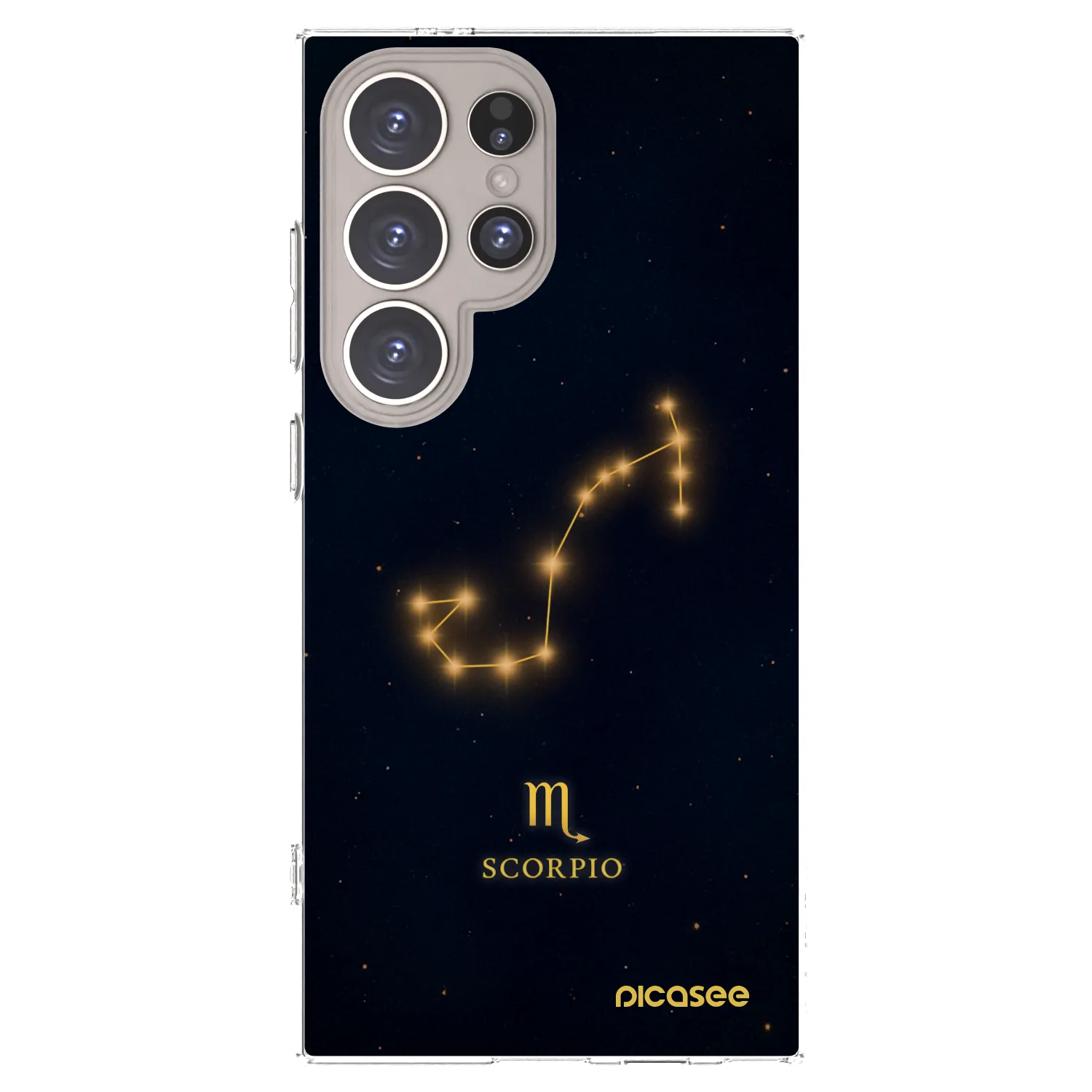 Picasee silikonový průhledný obal pro Samsung Galaxy S24 Ultra S928B 5G - SCORPIO