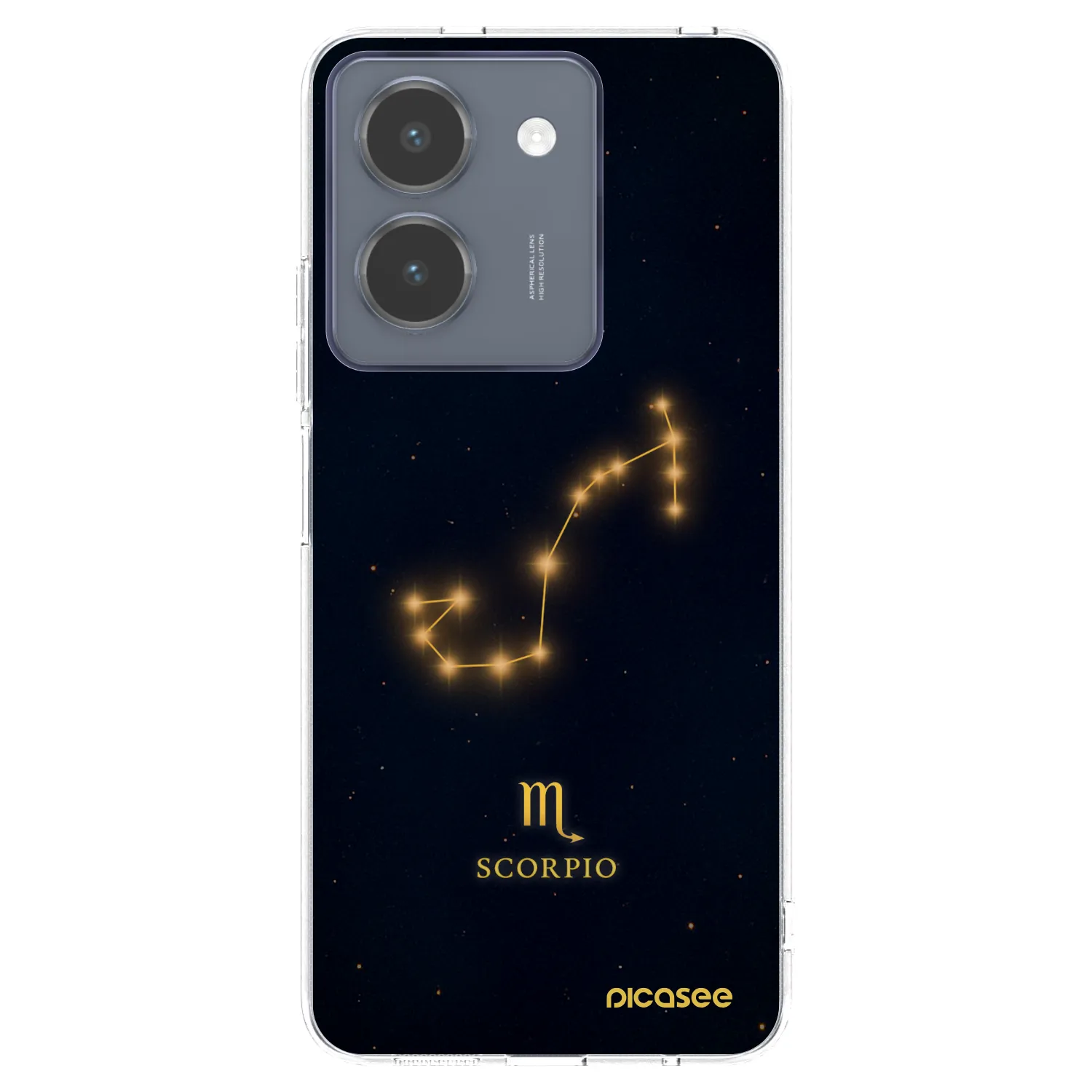 Picasee silikonový průhledný obal pro Vivo Y36 4G - SCORPIO