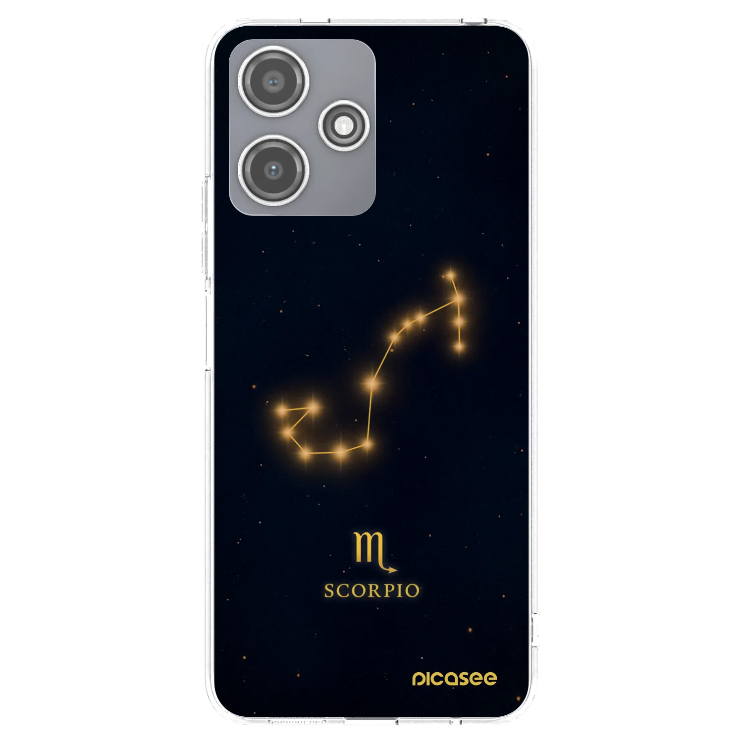 Picasee silikonový průhledný obal pro Xiaomi Redmi 12 5G - SCORPIO