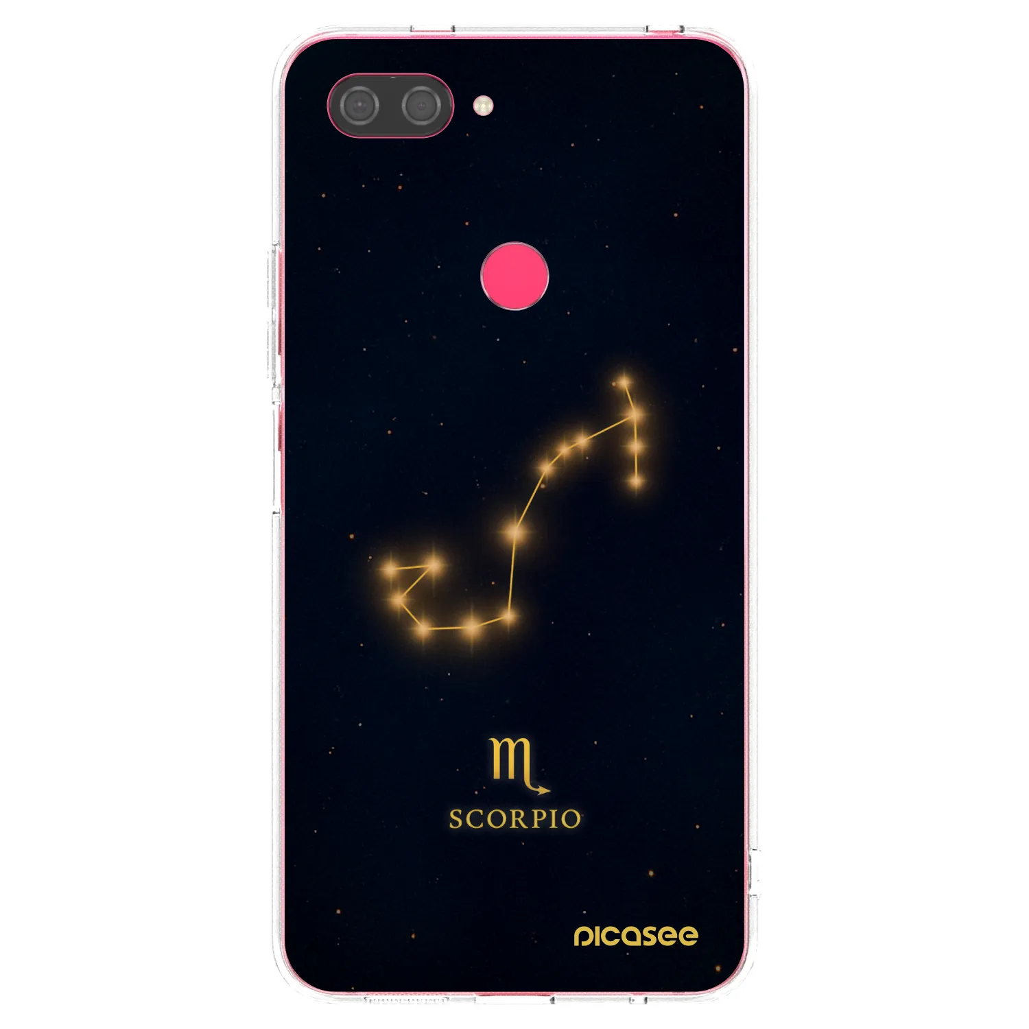 Picasee silikonový průhledný obal pro Xiaomi Mi 8 Lite - SCORPIO
