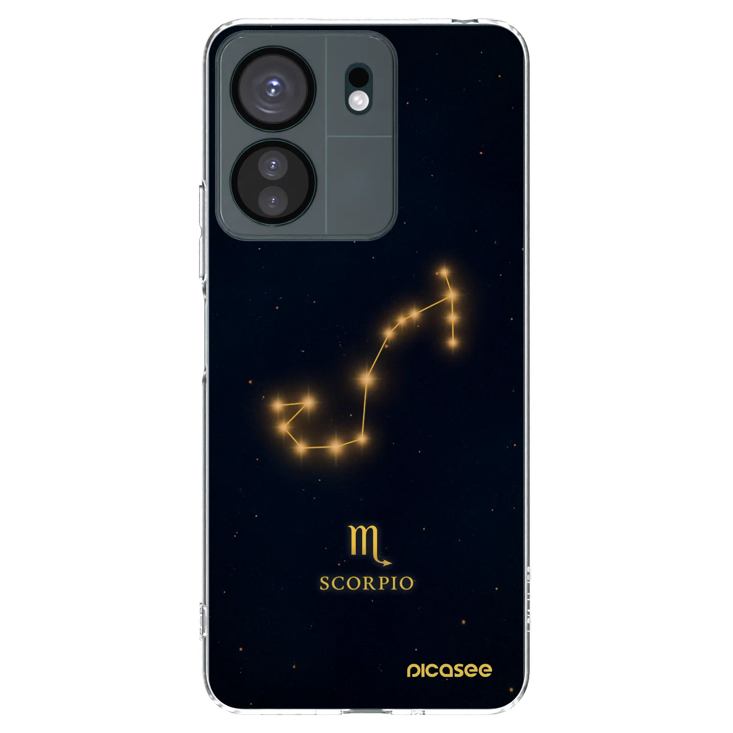 Picasee silikonový průhledný obal pro Xiaomi Redmi 13C 4G - SCORPIO