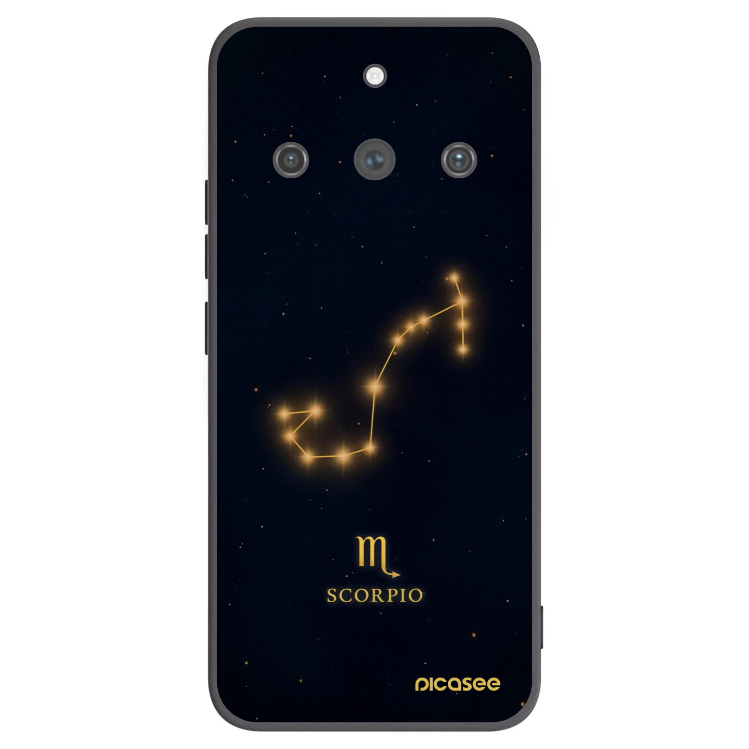 Picasee silikonový černý obal pro Realme 11 Pro+ - SCORPIO