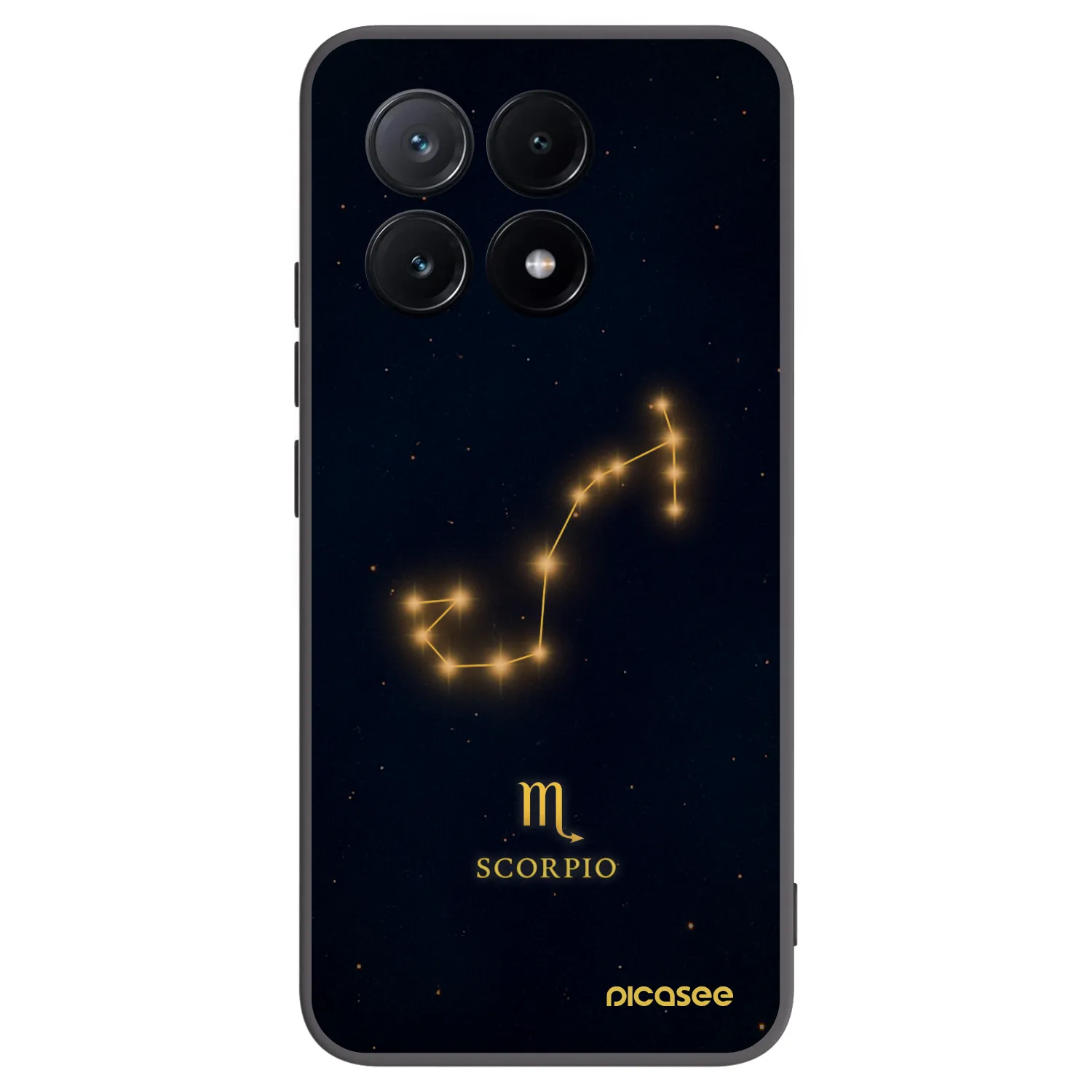 Picasee silikonový černý obal pro Xiaomi Poco X6 Pro - SCORPIO