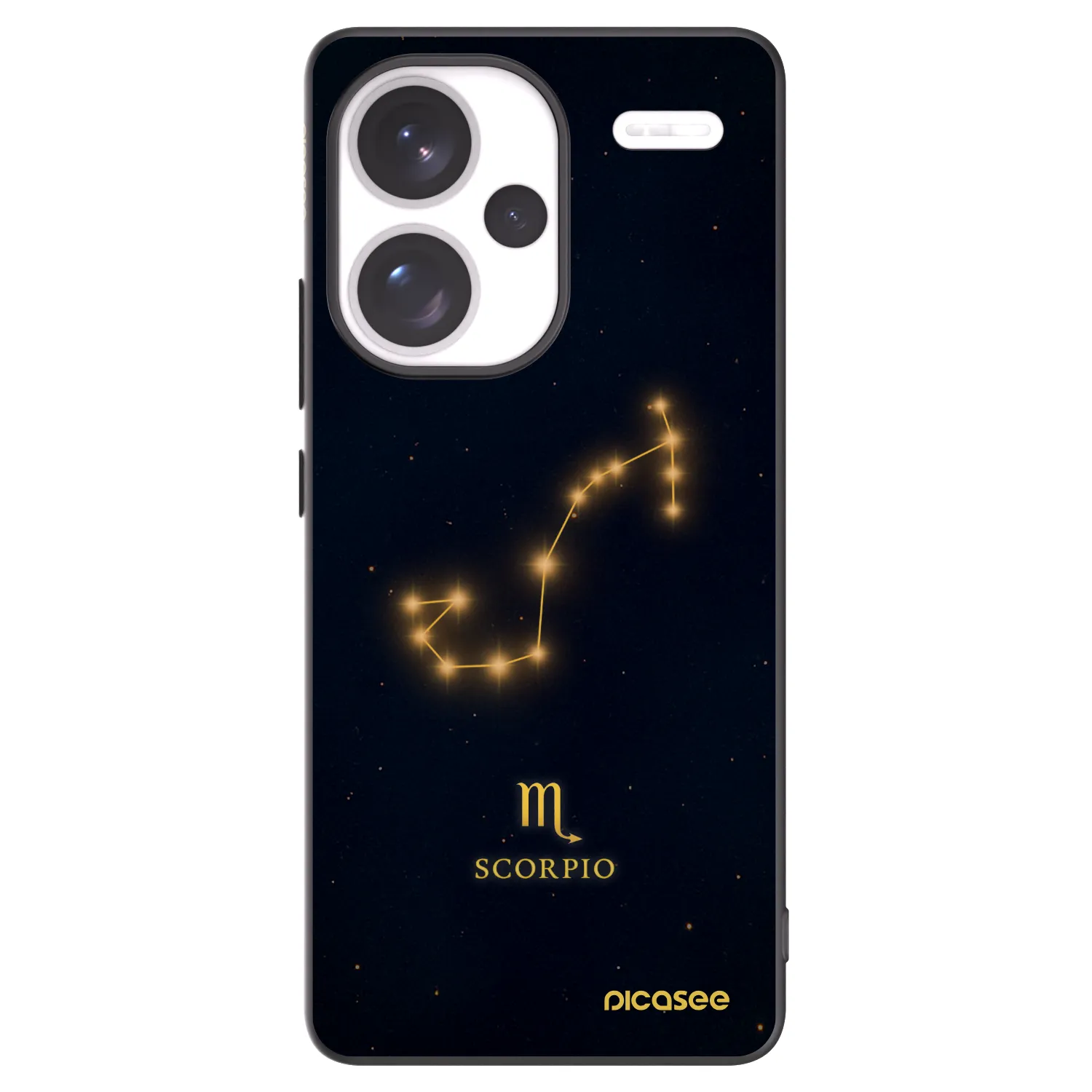 Picasee silikonový černý obal pro Xiaomi Redmi Note 13 Pro+ 5G - SCORPIO