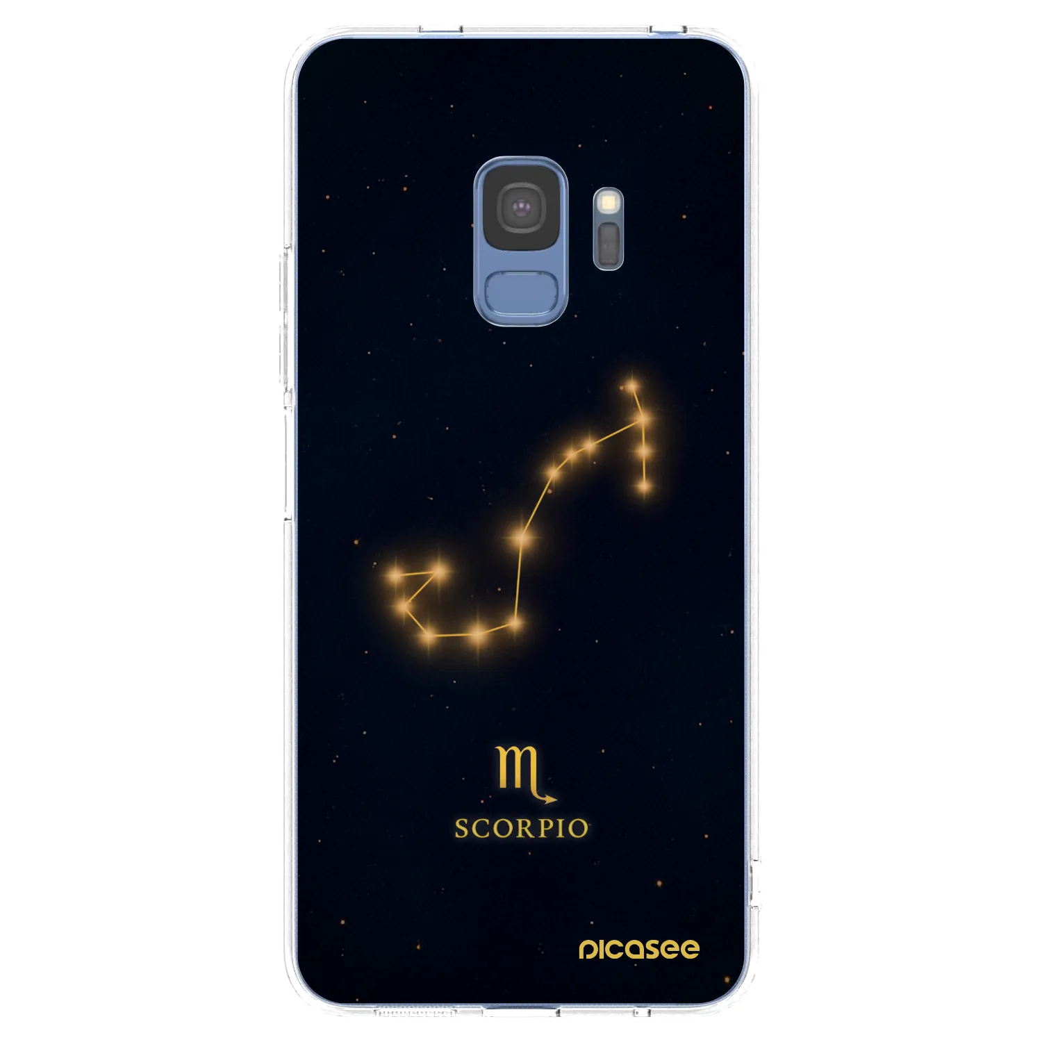 Picasee silikonový průhledný obal pro Samsung Galaxy S9 G960F - SCORPIO