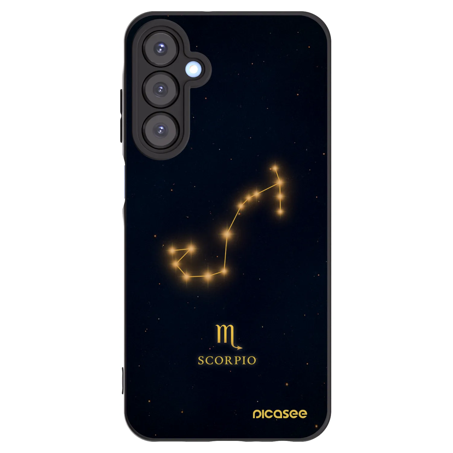 Picasee silikonový černý obal pro Samsung Galaxy A25 A256B 5G - SCORPIO