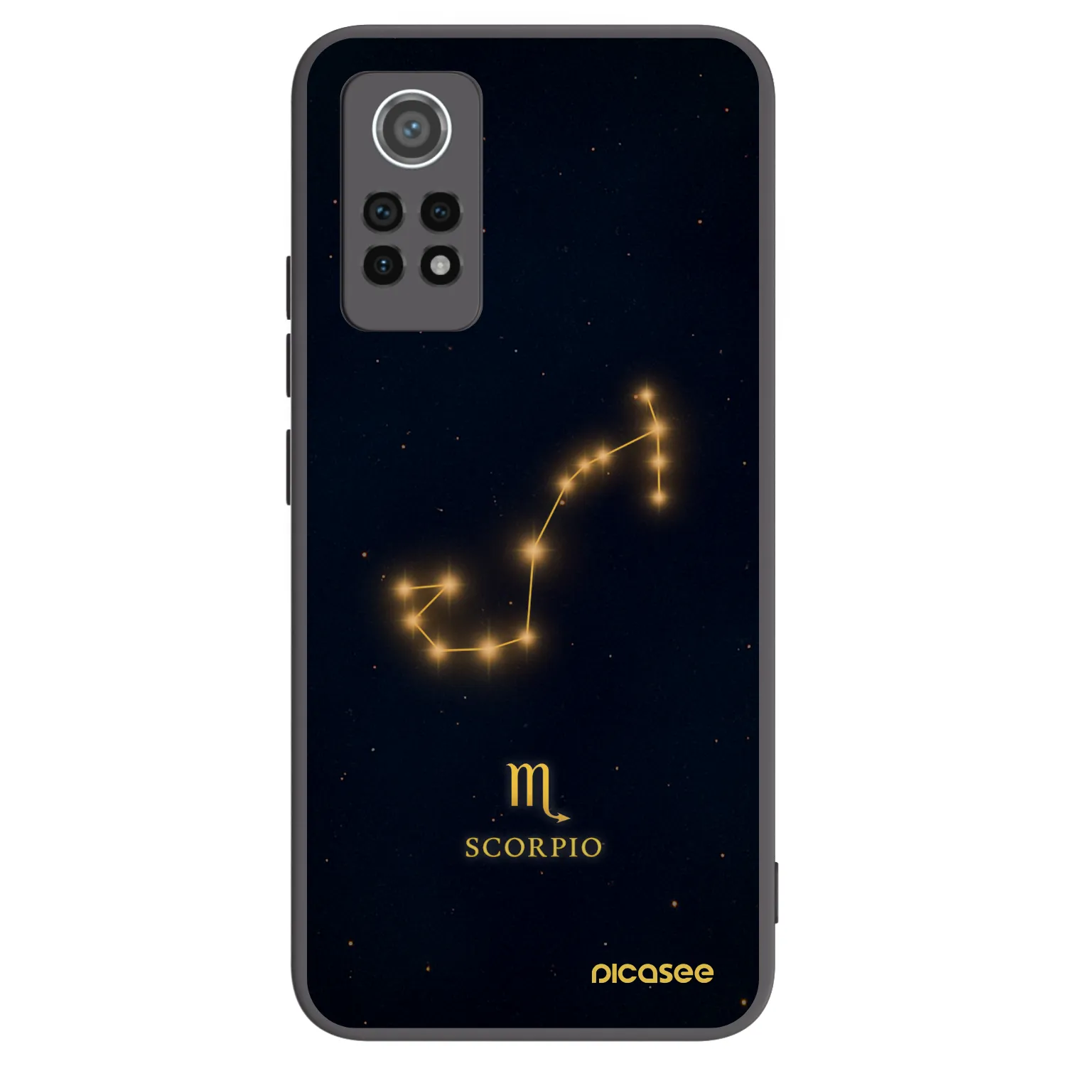 Picasee silikonový černý obal pro Xiaomi Redmi Note 12 Pro 4G - SCORPIO