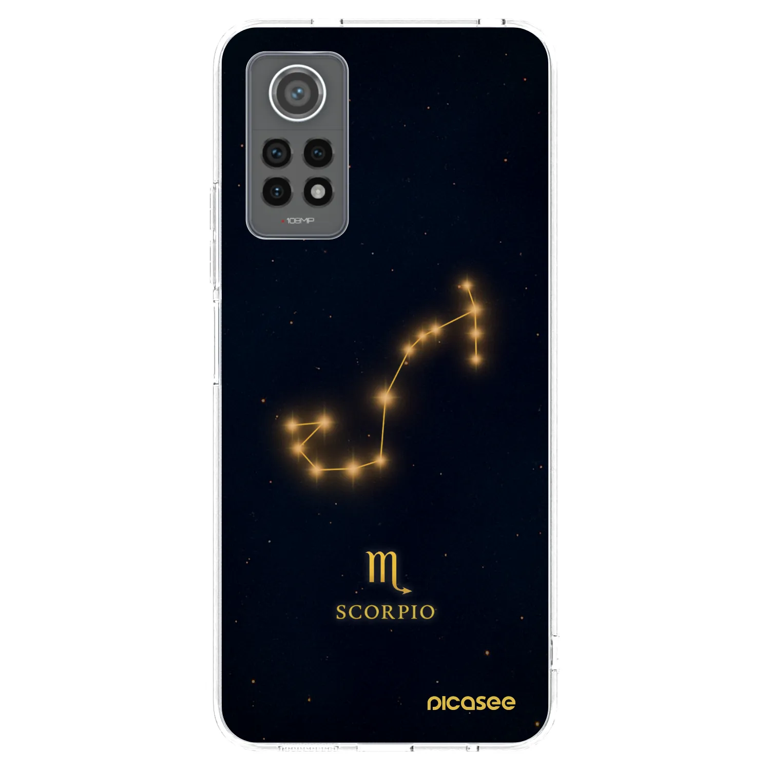 Picasee silikonový průhledný obal pro Xiaomi Redmi Note 12 Pro 4G - SCORPIO