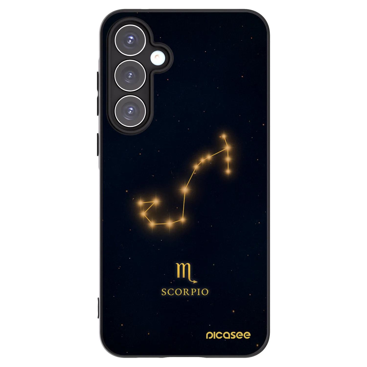 Picasee silikonový černý obal pro Samsung Galaxy A55 5G A556B - SCORPIO