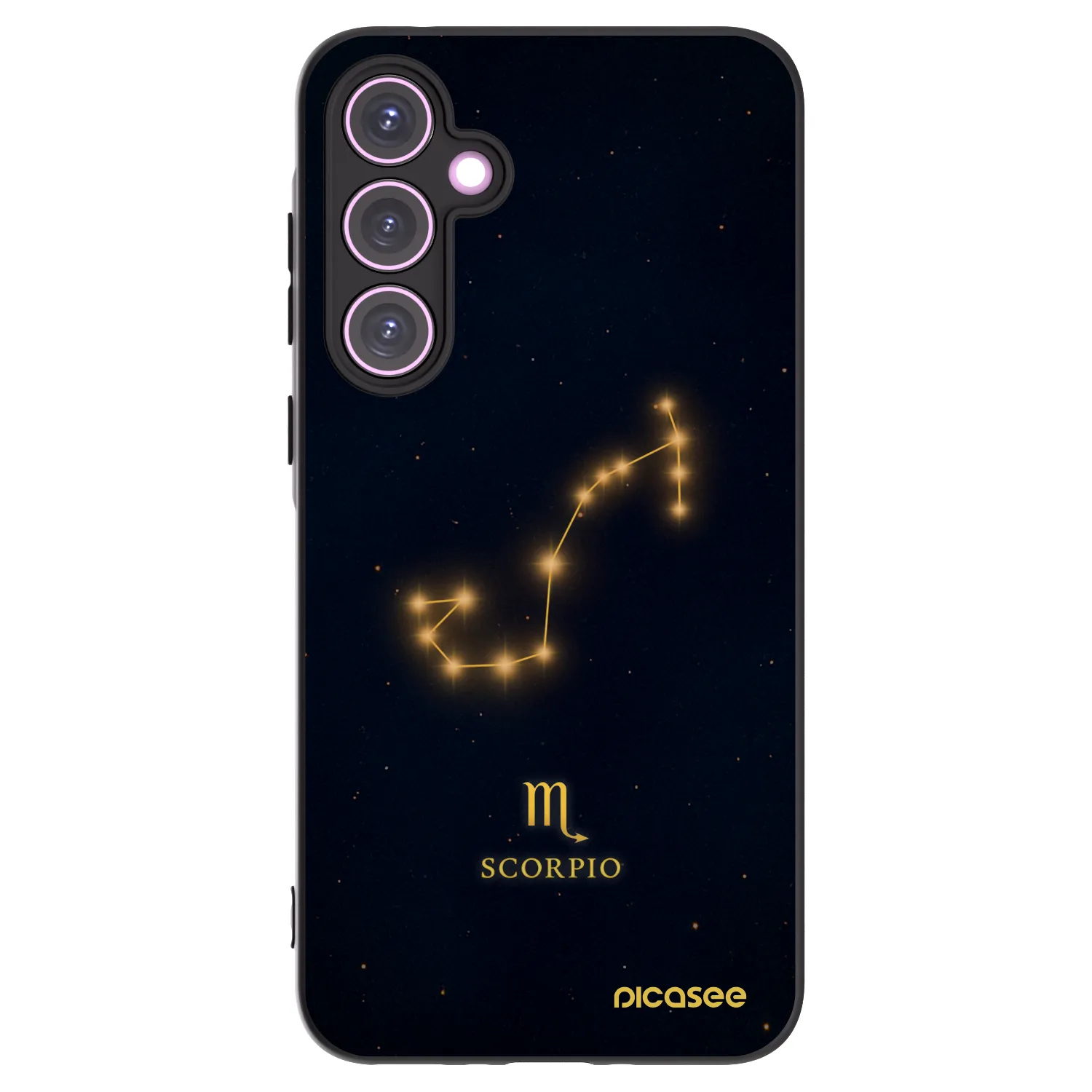 Picasee silikonový černý obal pro Samsung Galaxy A35 5G A356B - SCORPIO