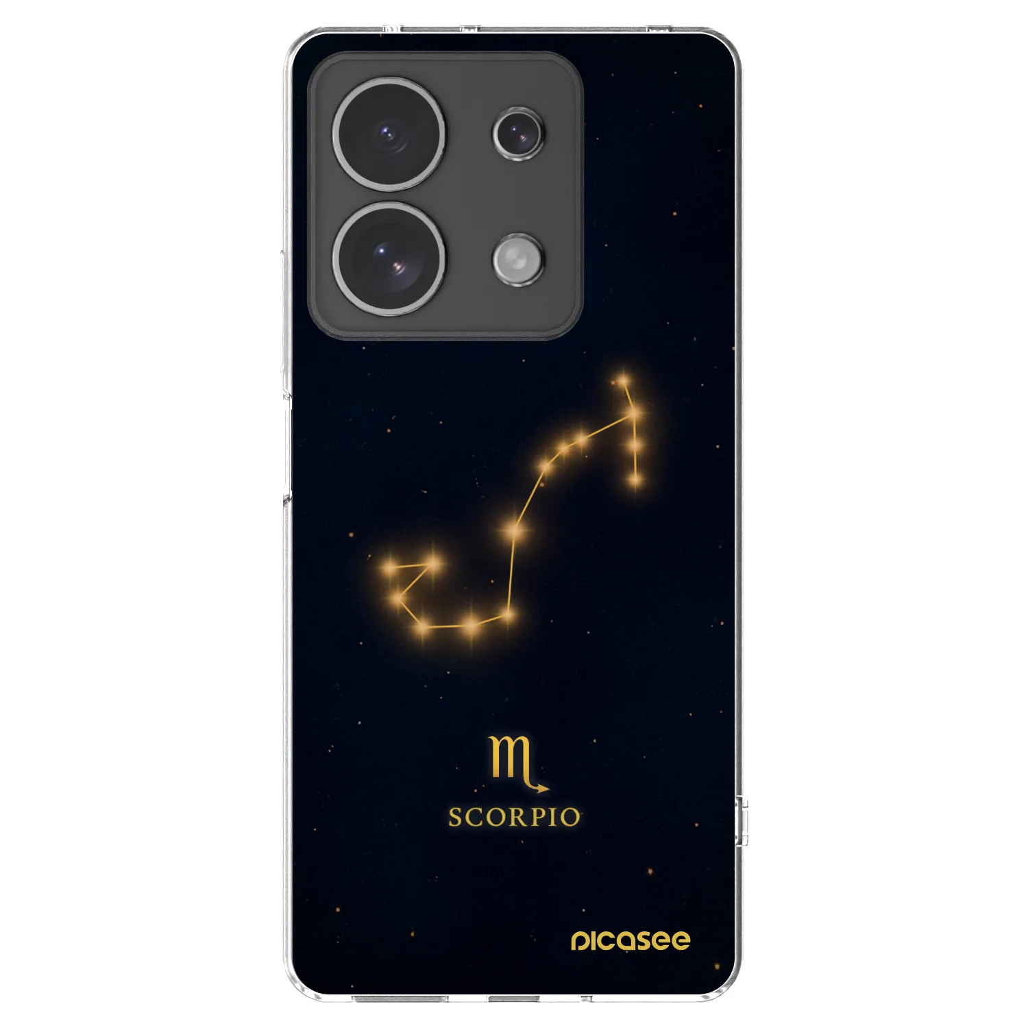 Picasee silikonový průhledný obal pro Xiaomi Redmi Note 13 4G - SCORPIO