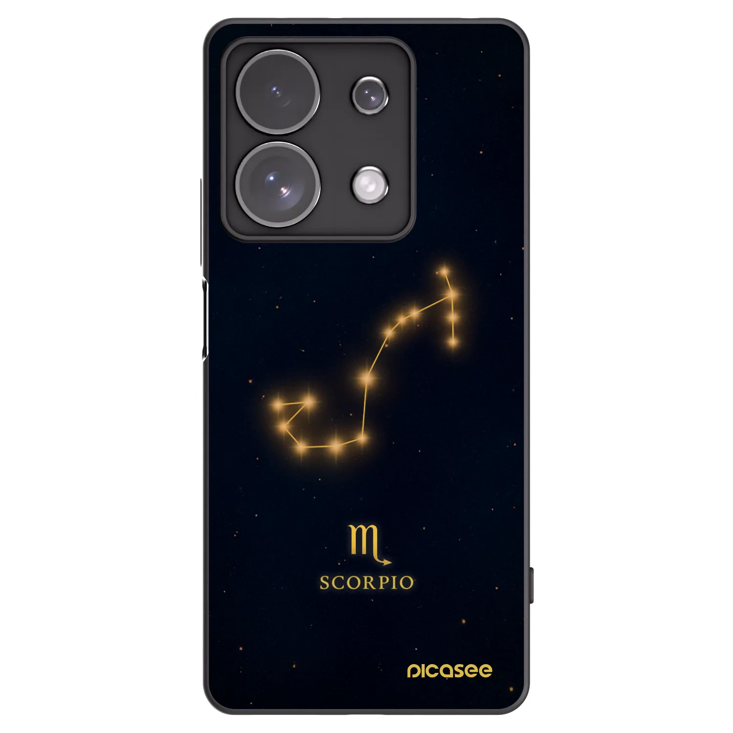 Picasee silikonový černý obal pro Xiaomi Redmi Note 13 Pro 4G - SCORPIO
