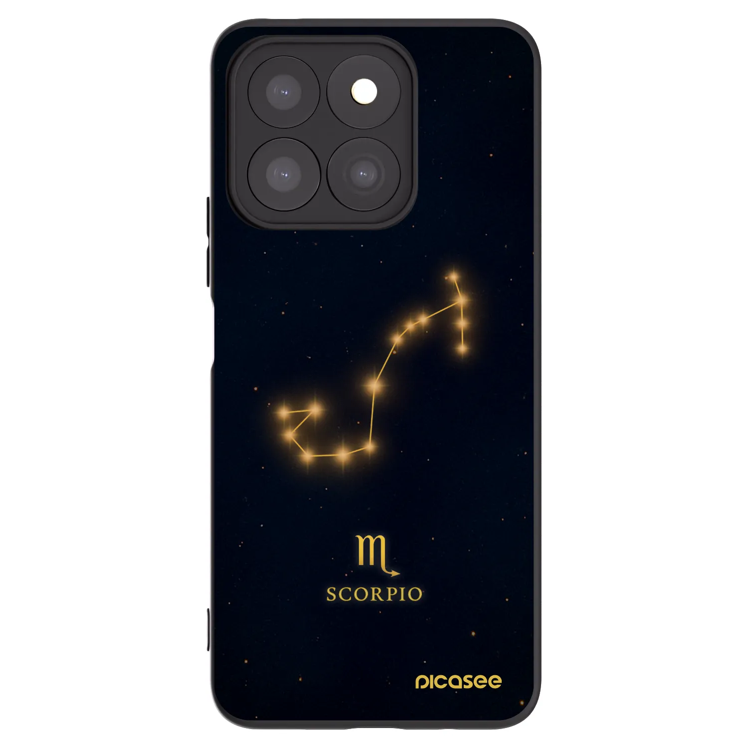 Picasee silikonový černý obal pro Honor X8b - SCORPIO