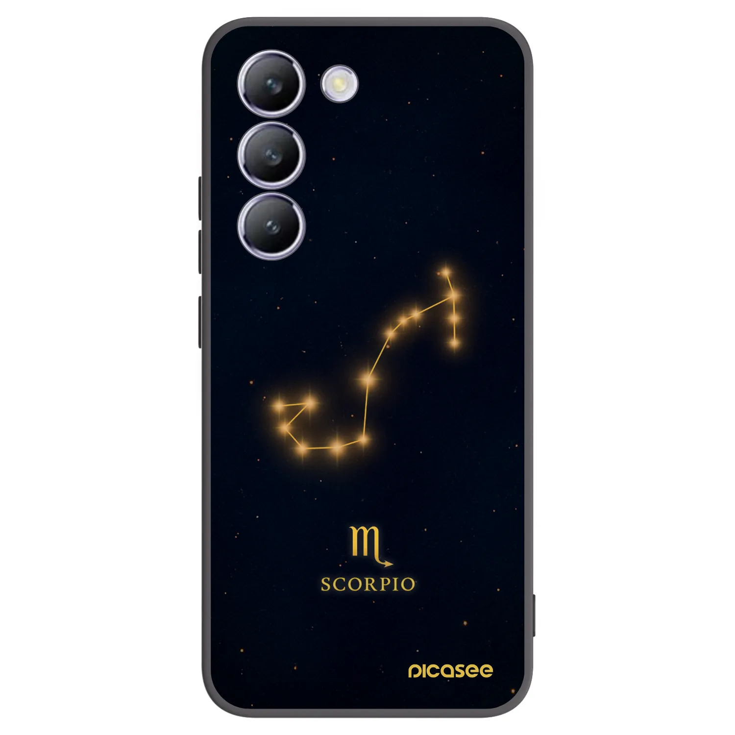 Picasee silikonový černý obal pro Vivo V40 SE 5G - SCORPIO