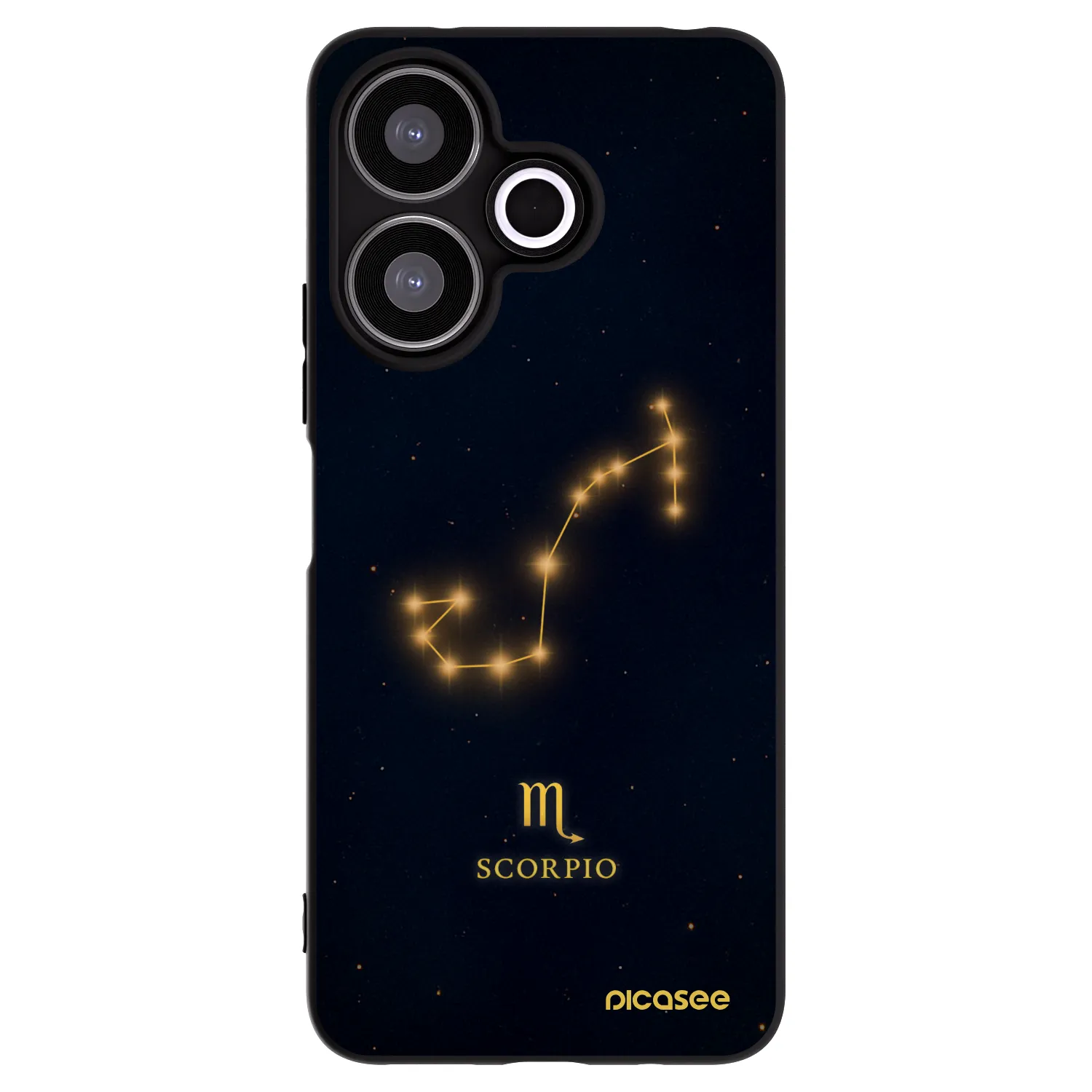 Picasee silikonový černý obal pro Xiaomi Redmi 13 4G - SCORPIO