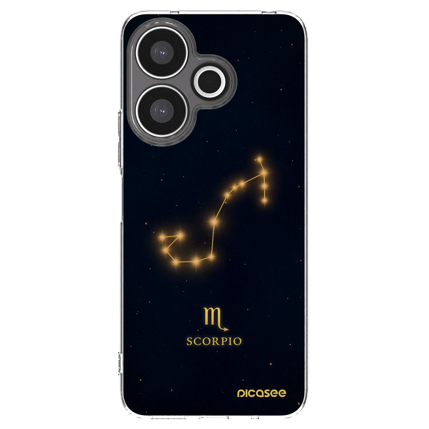 Picasee silikonový průhledný obal pro Xiaomi Redmi 13 4G - SCORPIO