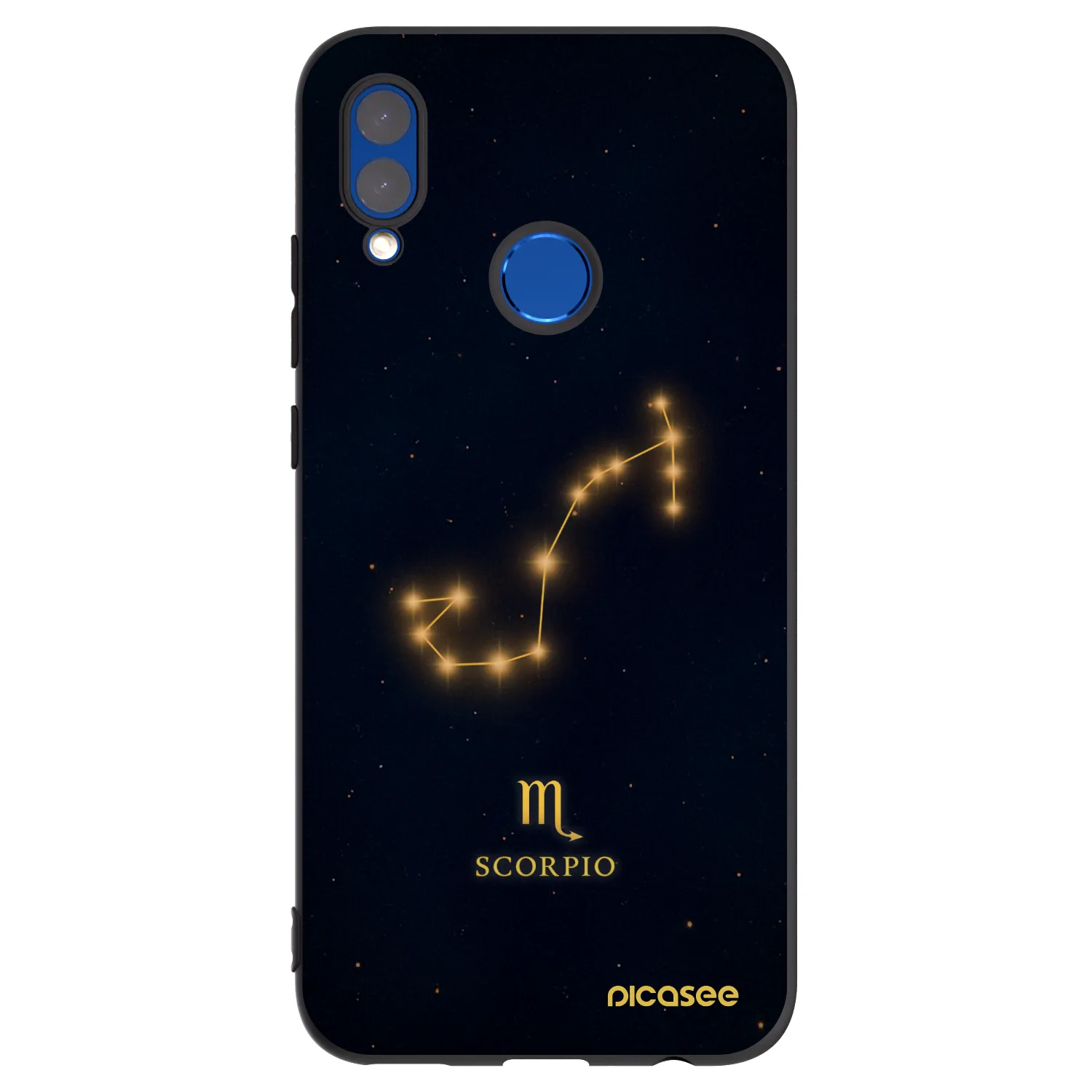 Picasee silikonový černý obal pro Huawei P Smart 2019 - SCORPIO
