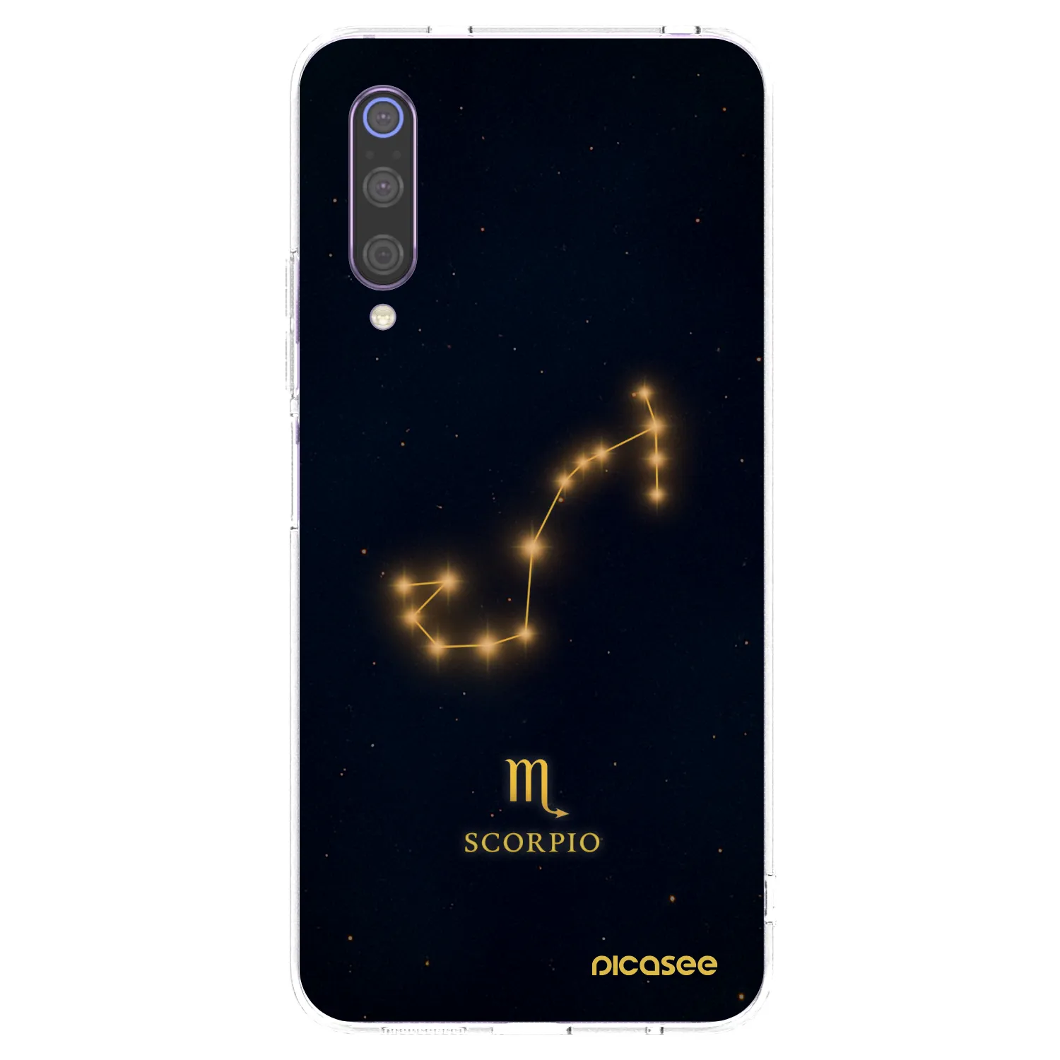 Picasee silikonový průhledný obal pro Xiaomi Mi 9 - SCORPIO