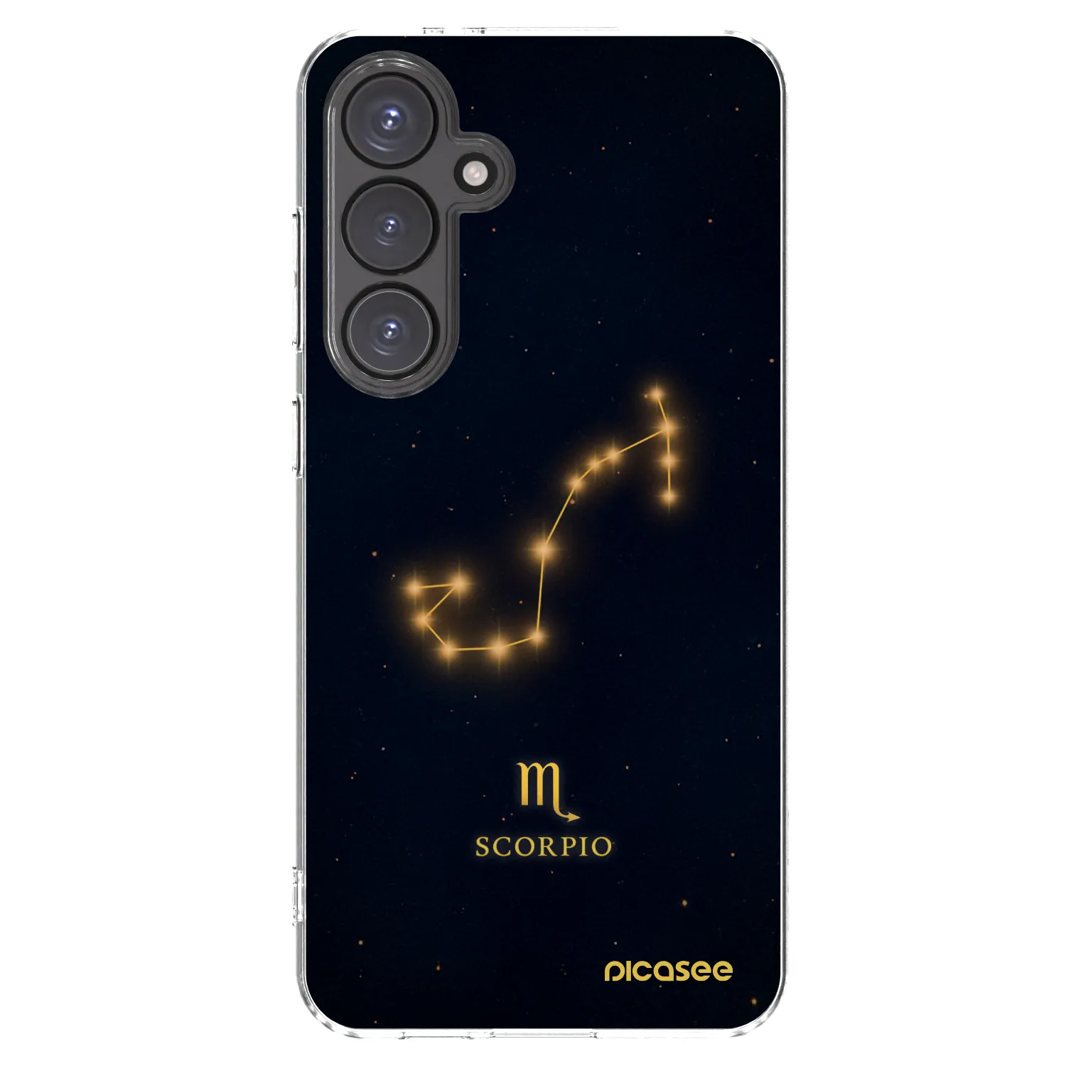 Picasee silikonový průhledný obal pro Samsung Galaxy S24 FE S721B - SCORPIO