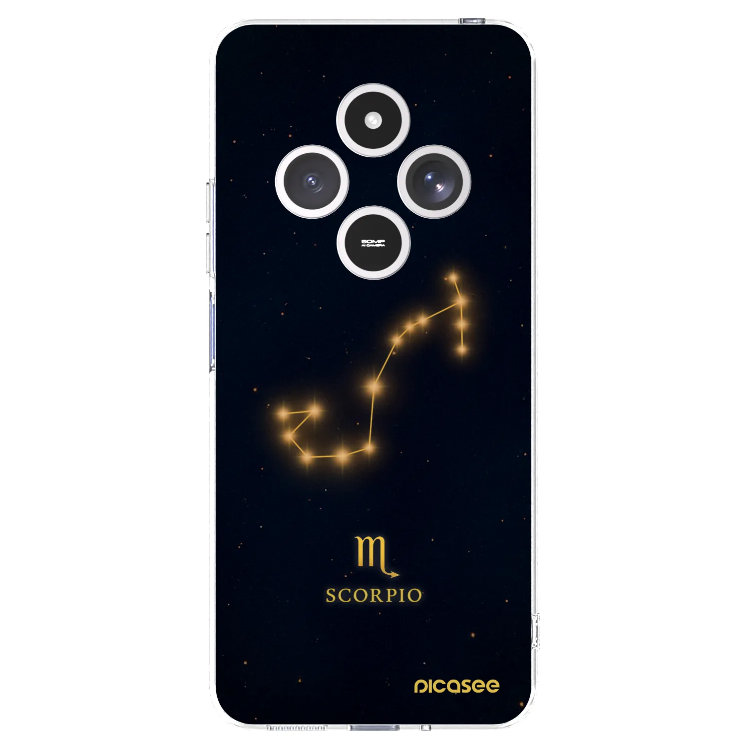 Picasee silikonový průhledný obal pro Xiaomi Redmi 14C - SCORPIO