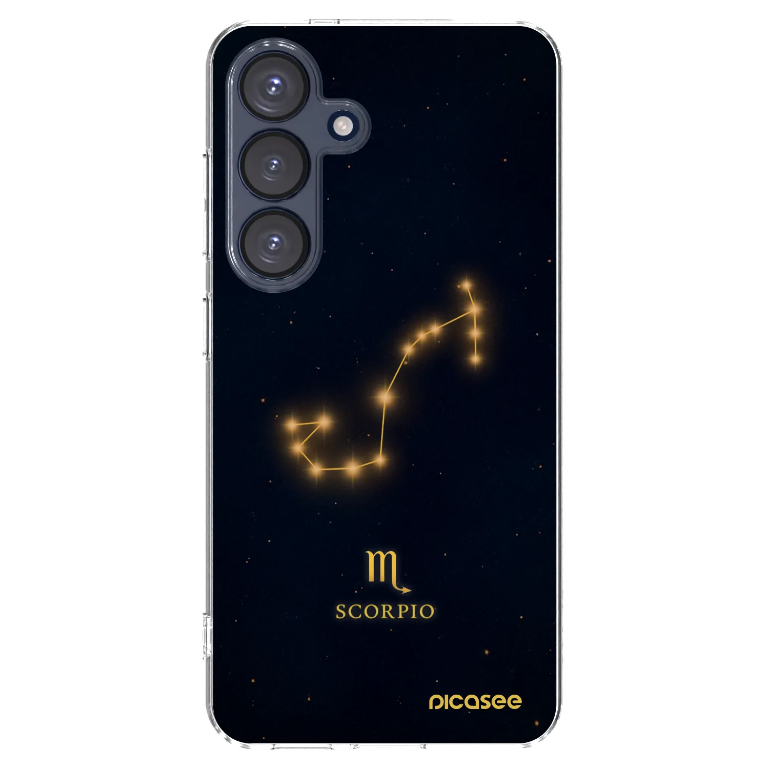 Picasee silikonový průhledný obal pro Samsung Galaxy S25 5G - SCORPIO