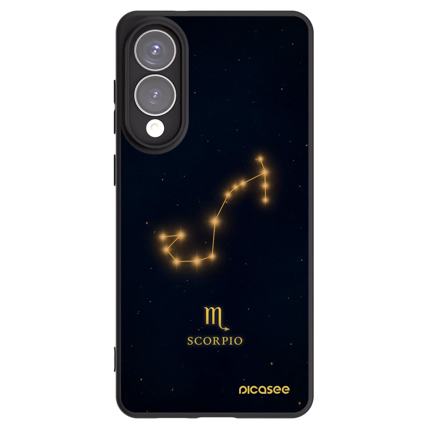 Picasee silikonový černý obal pro Samsung Galaxy S25 Edge 5G - SCORPIO