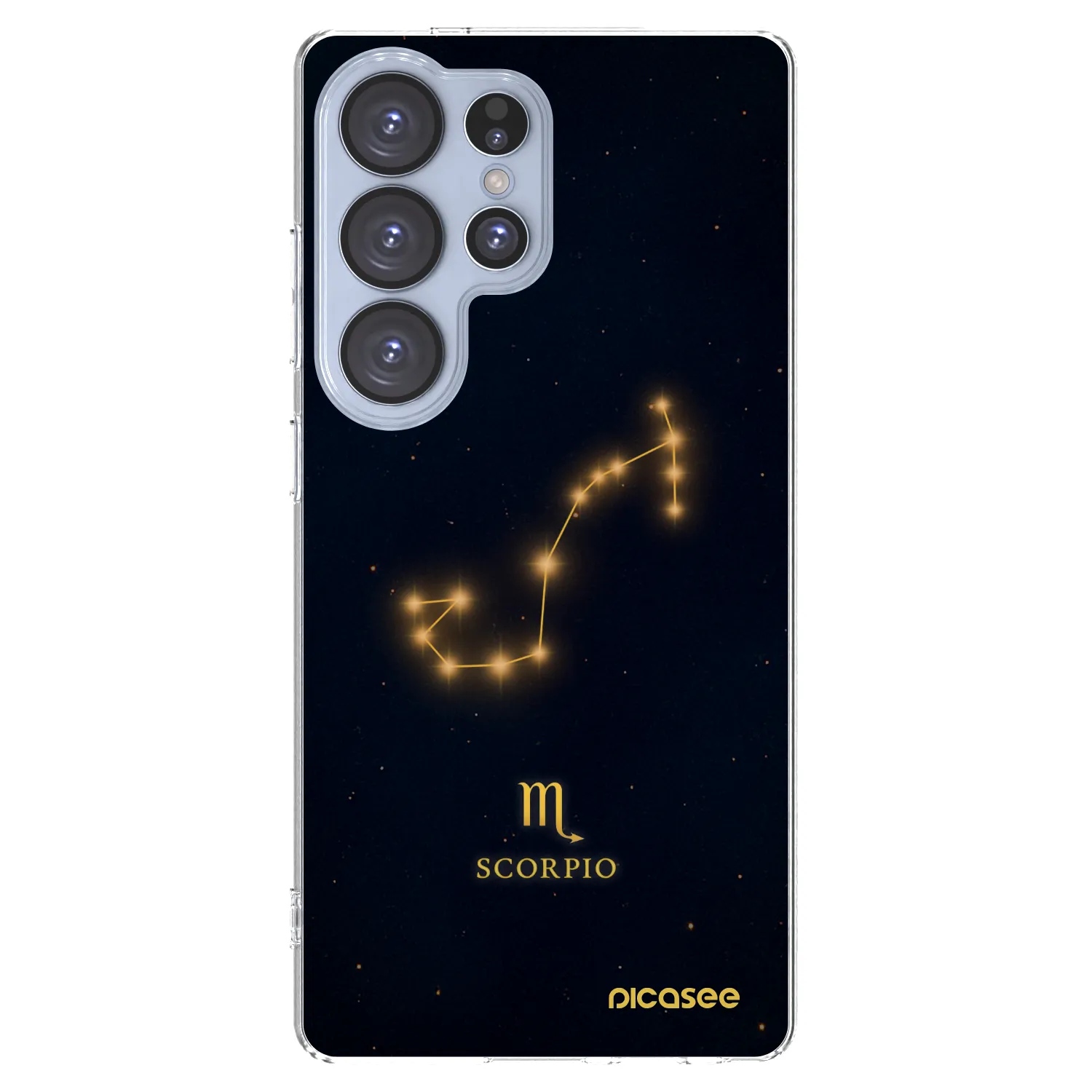 Picasee silikonový průhledný obal pro Samsung Galaxy S25 Ultra 5G - SCORPIO